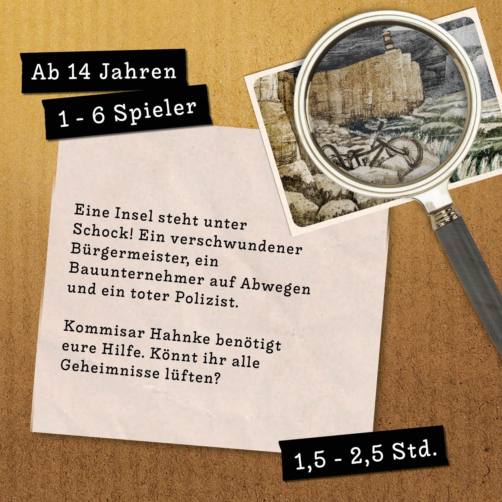 Hidden Games Tatort – Reif für die Insel – Krimispiel für Erwachsene – Krimigame – spannendes Detektivspiel – Escape Room Spiel – Tatortspiel – Mordfall lösen - Image 6