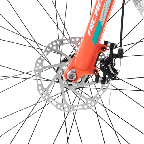 Hiland 26 Zoll Mountainbike für Frauen, 21-Gang mit Lock-Out-Federgabel, Dual-Scheibenbremsen, Aluminium-Rahmen MTB, Erwachsene Damen Damen Fahrrad Herrenfahrrad, Mint Grün - Image 12