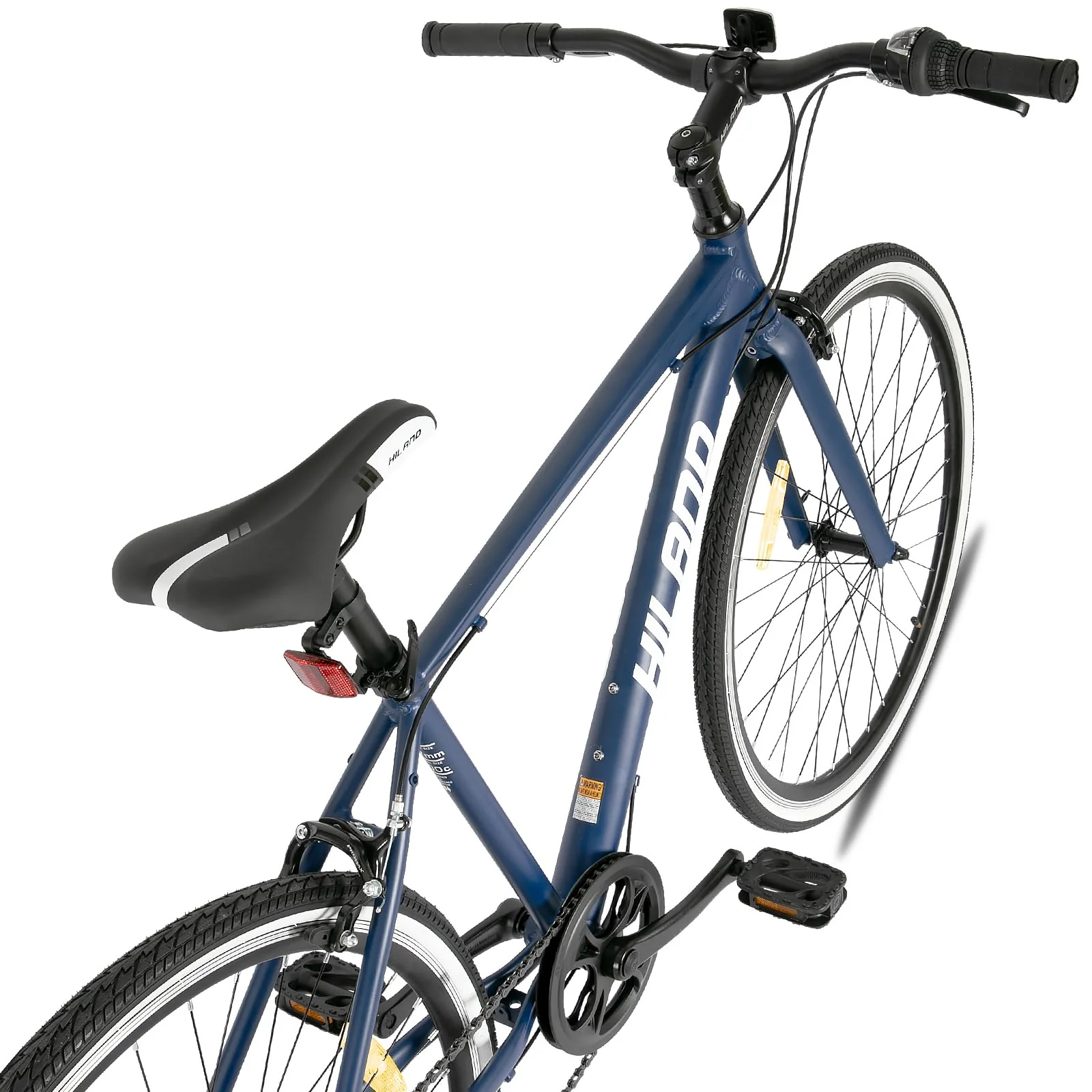 Hiland 28 Zoll 700C Trekking Bike Cityrad Damenrad 7 Gang Tiefem Durchstieg Hybrid Fahrrad Pendlerfahrrad für Frauen blau - Image 6