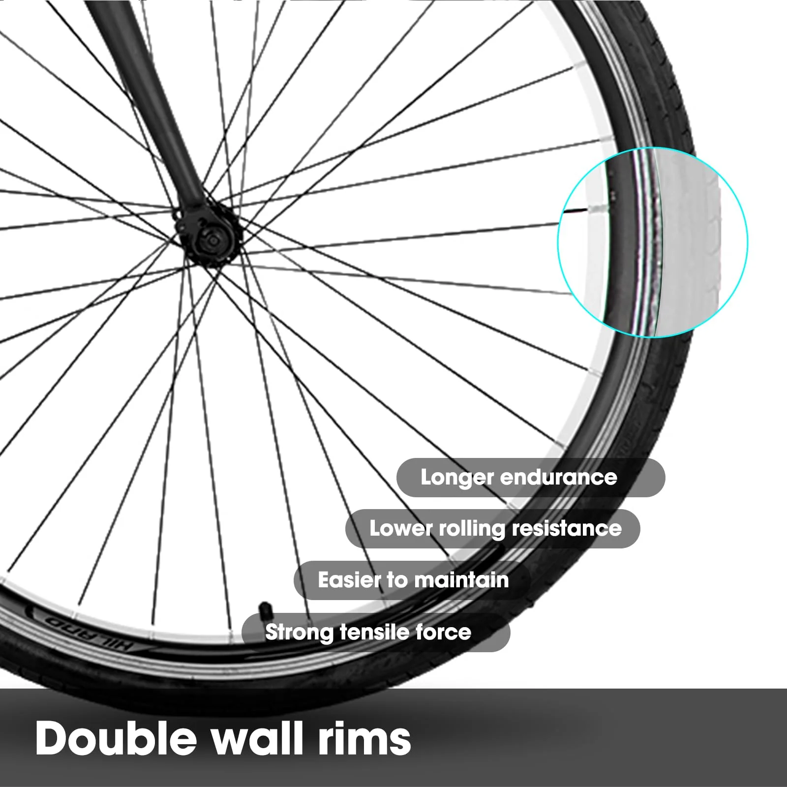 Hiland 28 Zoll Rennrad 14 Gang, Aluminium Rahmen 700c Rennrad, 530mm Rahmen City Pendler Fahrrad für Männer Frauen Grün