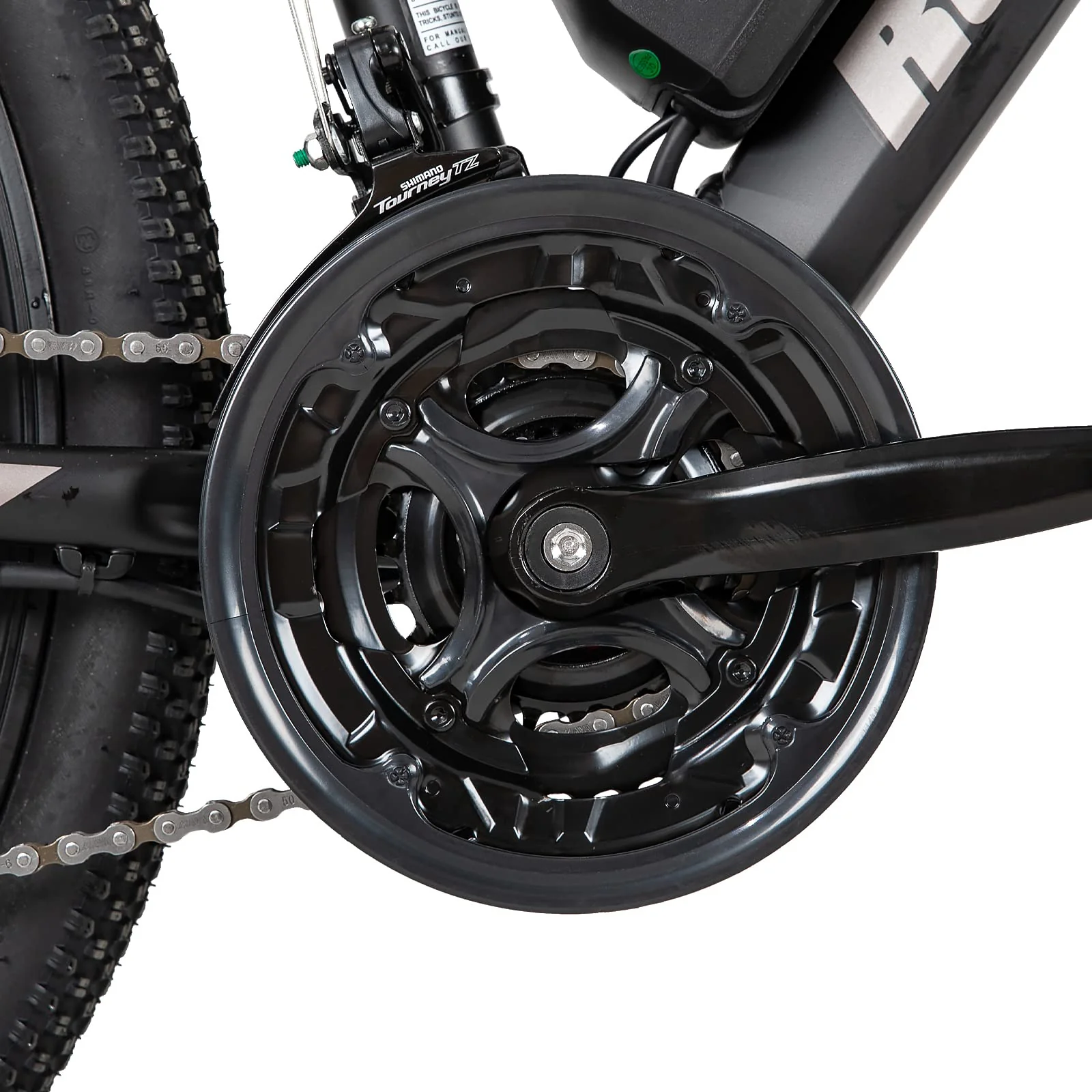 Hiland 29 Zoll Elektrofahrrad, 21 Gang Aluminium Elektro-Mountainbike, 250 Watt Scheibenbremse Elektrofahrrad für Erwachsene, Unisex mit 36V 10.4Ah Akku schwarz - Image 3