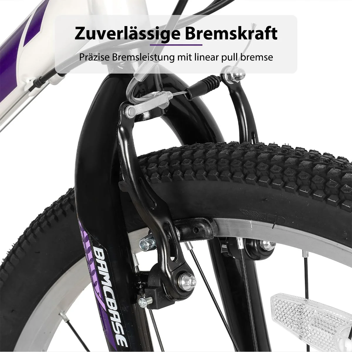 Hiland Bamcbase Mountainbike für Damen, 26 Zoll 21 Gänge Mountainbike für Erwachsene, Weiß MTB - Image 5