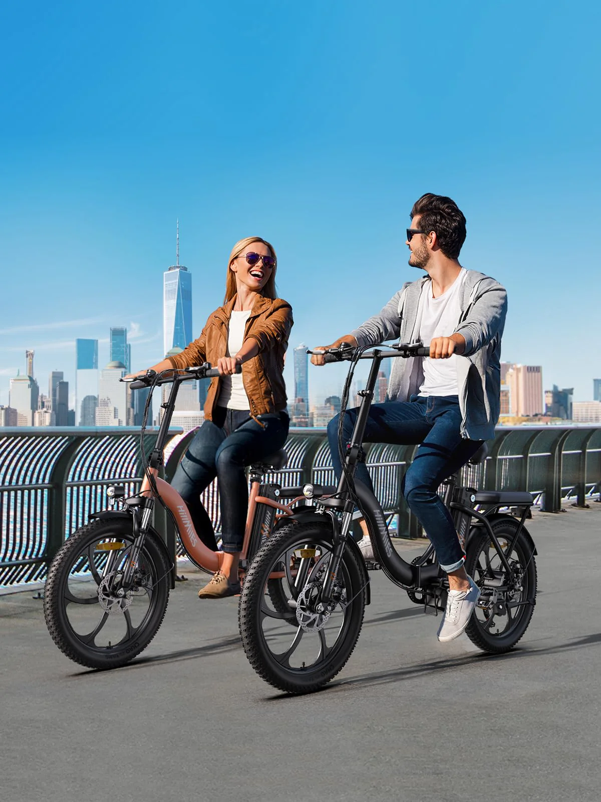 HillMiles MilePort 1 Elektrofahrrad Für Erwachsene, 250W Klappbares Elektrofahrrad Mit 36V 13AH Abnehmbarem Akku, Geschwindigkeit 25KM/H und Reichweite 100KM, 20„ * 3.0“ Fetter Reifen - Image 6