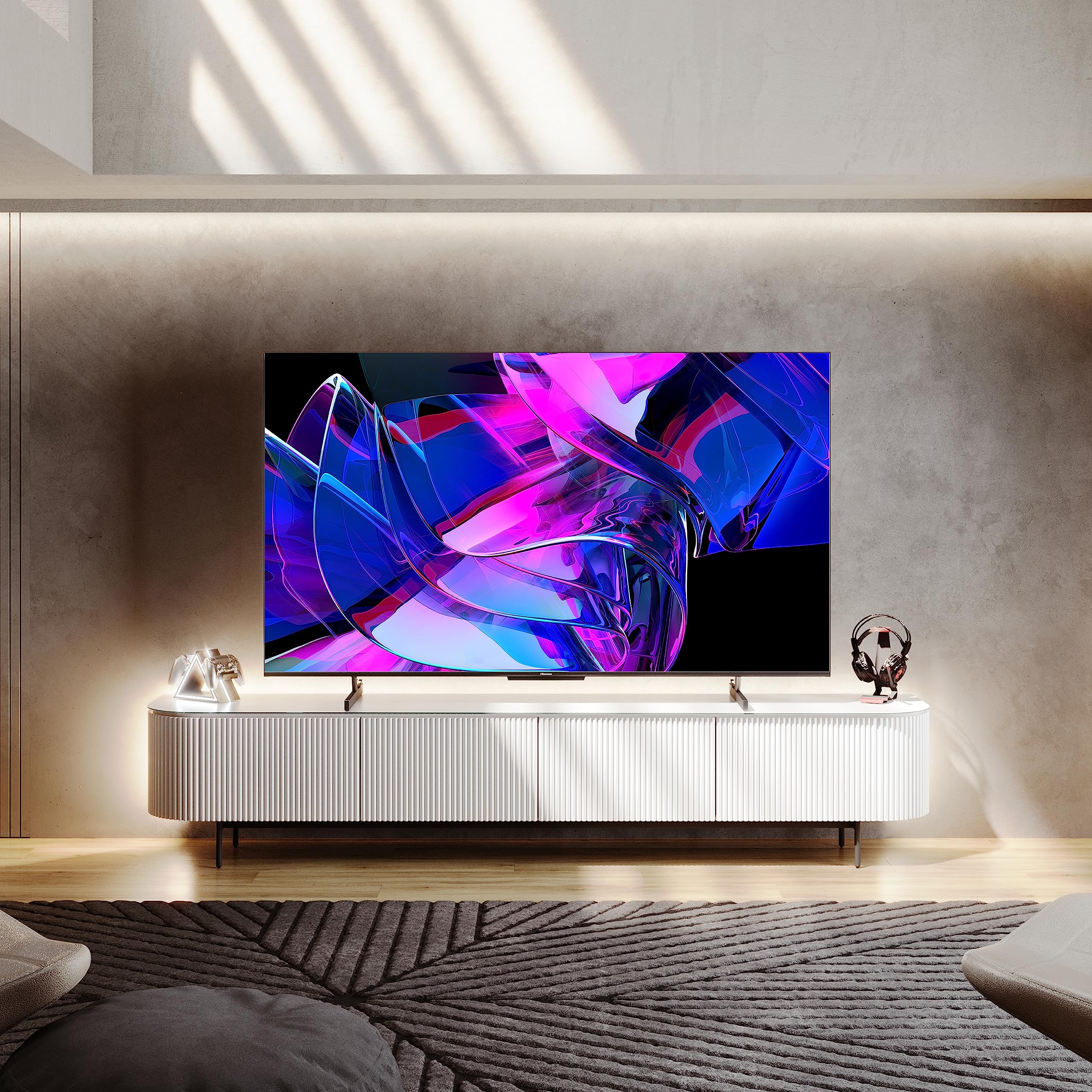 Hisense 100U7KQ (100 Zoll) Fernseher 4K Mini LED ULED HDR Smart TV, Quantum Dot, 144Hz, HDMI 2.1, Game Mode Pro, Dolby Vision IQ & Atmos, Bluetooth, Alexa Built-in, Anthrazit - Image 16