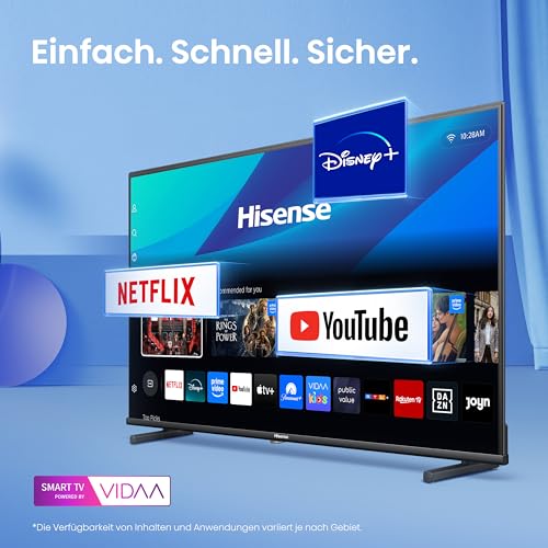 Hisense 40A5Q Fehrnseher, 40 Zoll, 2K QLED, Smart TV, Game Mode, AI Sports Mode, Dolby Atmos, Dolby MS12, DTS X, HDR10, HLG, Full HD, High Contrast, Rauschunterdrückung [2025] - Image 5