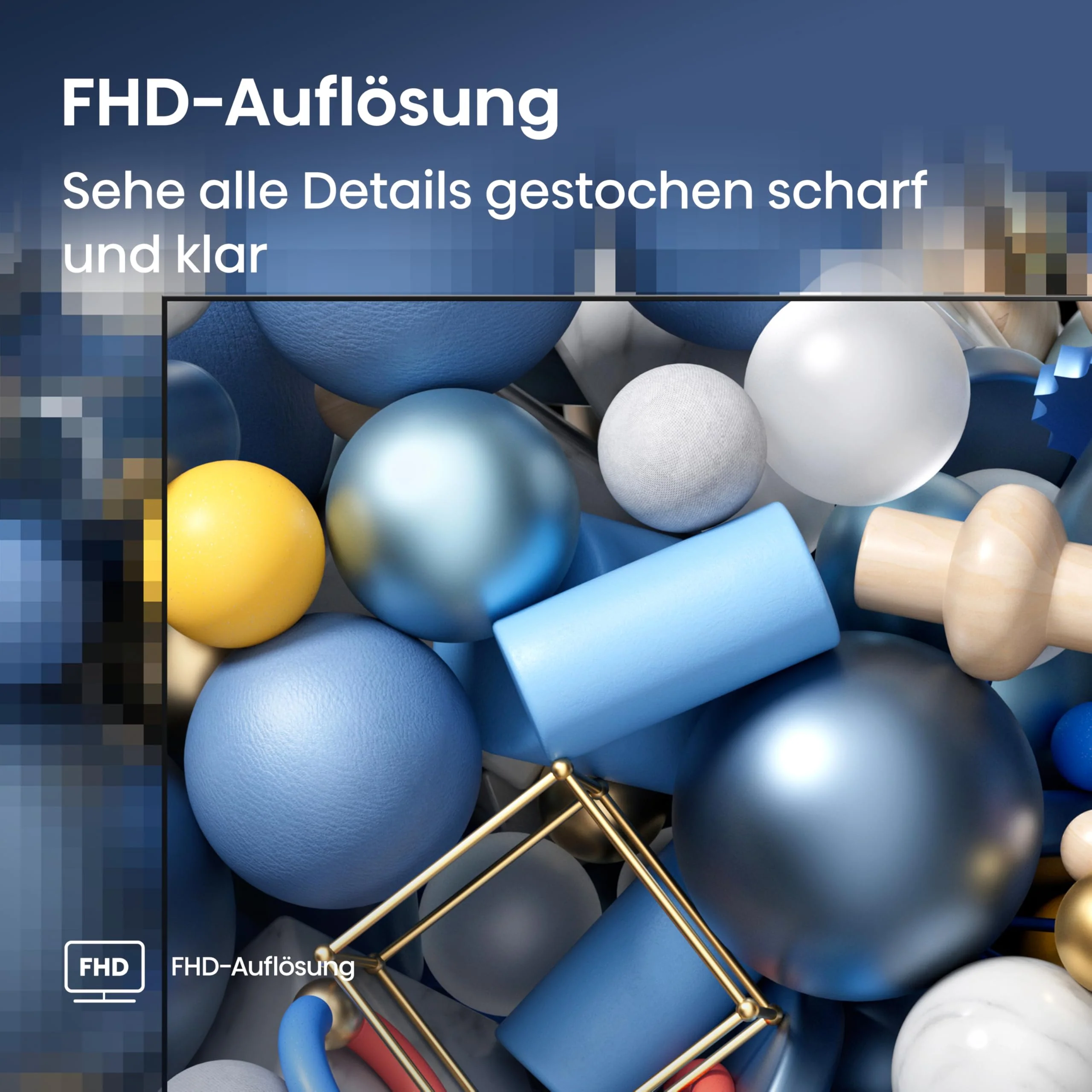 Hisense 40A5Q Fehrnseher, 40 Zoll, 2K QLED, Smart TV, Game Mode, AI Sports Mode, Dolby Atmos, Dolby MS12, DTS X, HDR10, HLG, Full HD, High Contrast, Rauschunterdrückung [2025] - Image 7