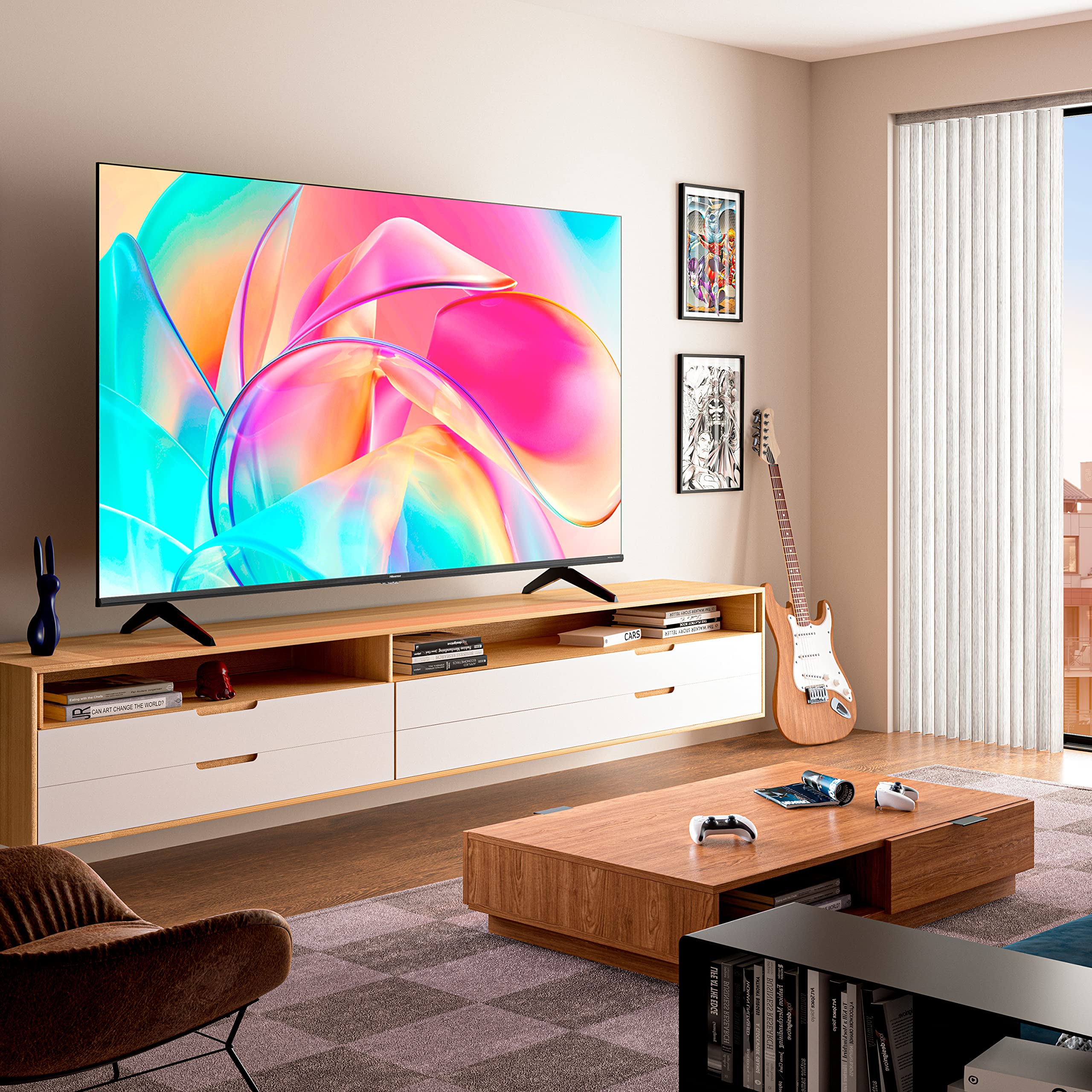 Hisense 50E7KQ QLED Smart TV 127cm (50 Zoll), 4K, HDR10, HDR10+ decoding, HLG, Dolby Vision, DTS Virtual, 60Hz Panel, Bluetooth, Alexa Built-in, VIDAA Voice, schwarz [2023 - Image 9