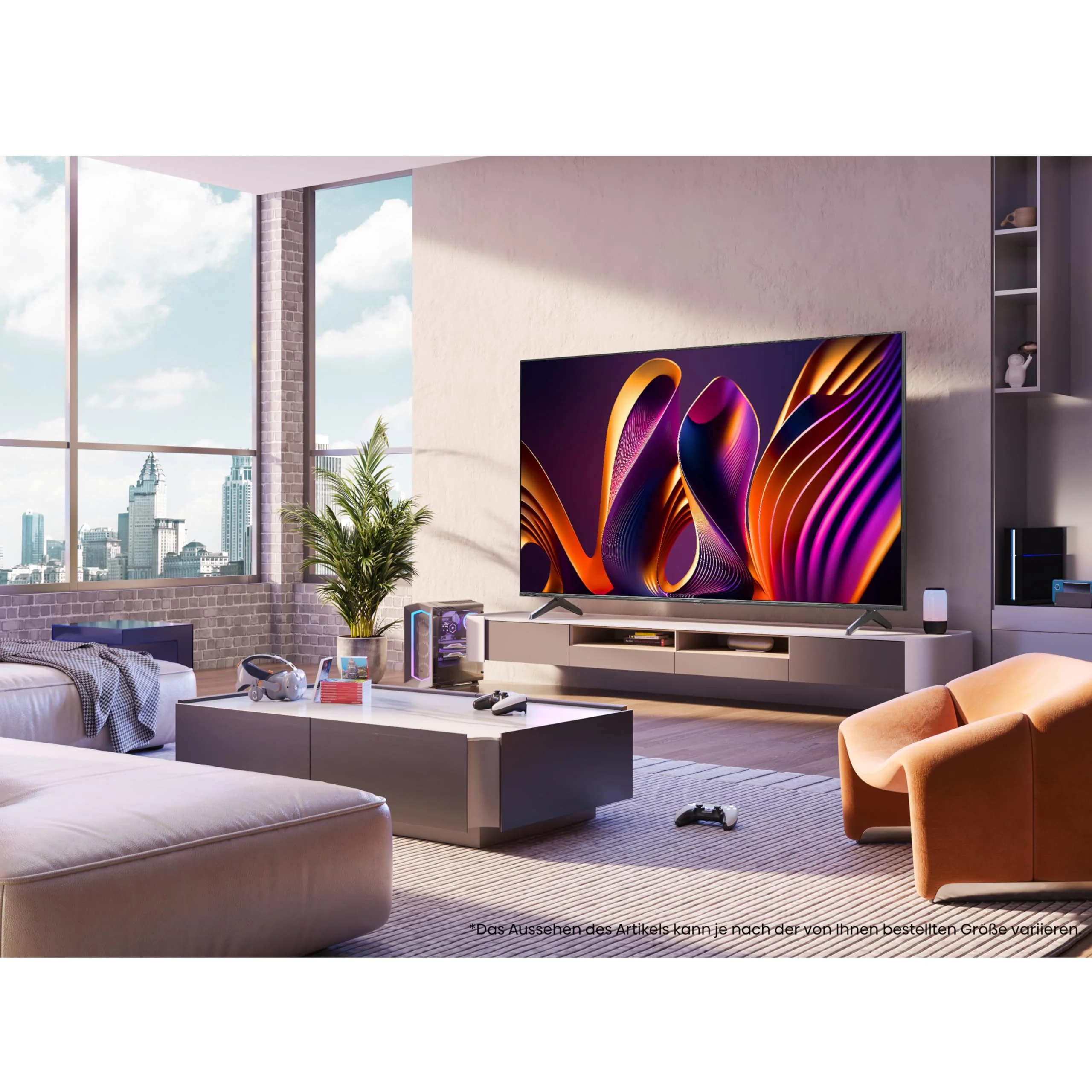 Hisense 65E7NQ Pro 164 cm (65 Zoll) Fernseher, 4K UHD, QLED, Smart TV, Total HDR, Dolby Vision IQ Atmos, 144Hz (VRR), HDMI 2.1, Game Mode PRO, Triple Tuner, Alexa Built-In, Dunkelgrau, [2024] - Image 11