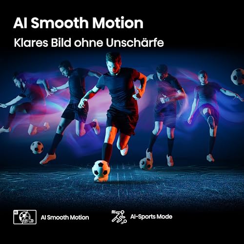 Hisense 65E7Q PRO Fehrnseher,65 Zoll, 4K UHD QLED, Smart TV,144Hz Game Mode PRO,Filmaker Mode, AMD FreeSync Premium,AI HDR Upscaler,Dolby Vision IQ,Dolby Atmos,Sprachsteuerung [2025] - Image 8