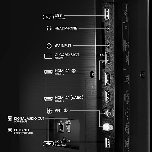 Hisense 75E7Q Fehrnseher, 75 Zoll, 4K UHD QLED, Smart TV, Game Mode Plus, Filmaker Mode, Dolby Vision Atmos, HDR10, HLG, HDR Immersive, AI 4K Upscaler, Dolby MS12, DTS X, Sprachsteuerung [2025] - Image 3
