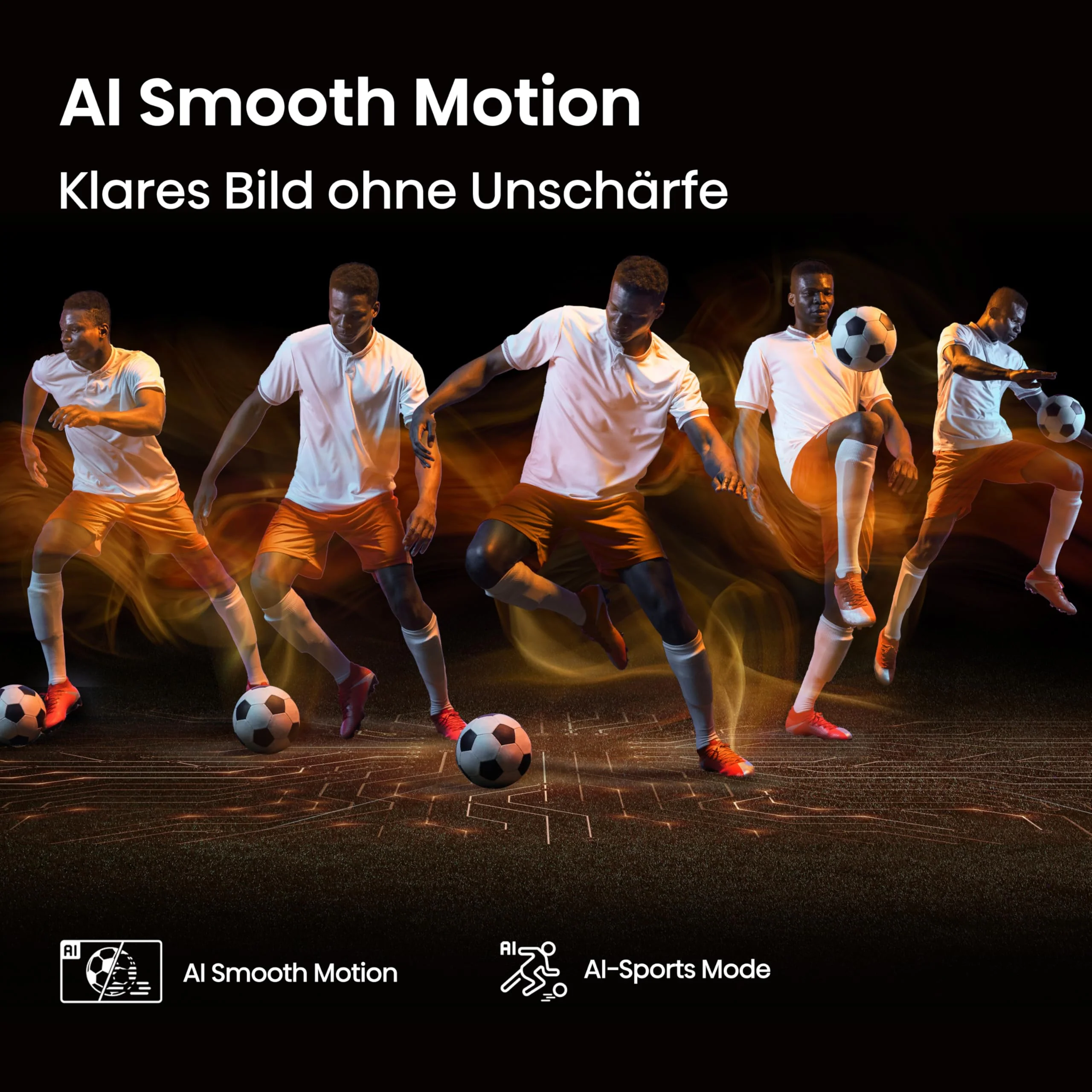 Hisense 75E7Q Fehrnseher, 75 Zoll, 4K UHD QLED, Smart TV, Game Mode Plus, Filmaker Mode, Dolby Vision Atmos, HDR10, HLG, HDR Immersive, AI 4K Upscaler, Dolby MS12, DTS X, Sprachsteuerung [2025] - Image 8