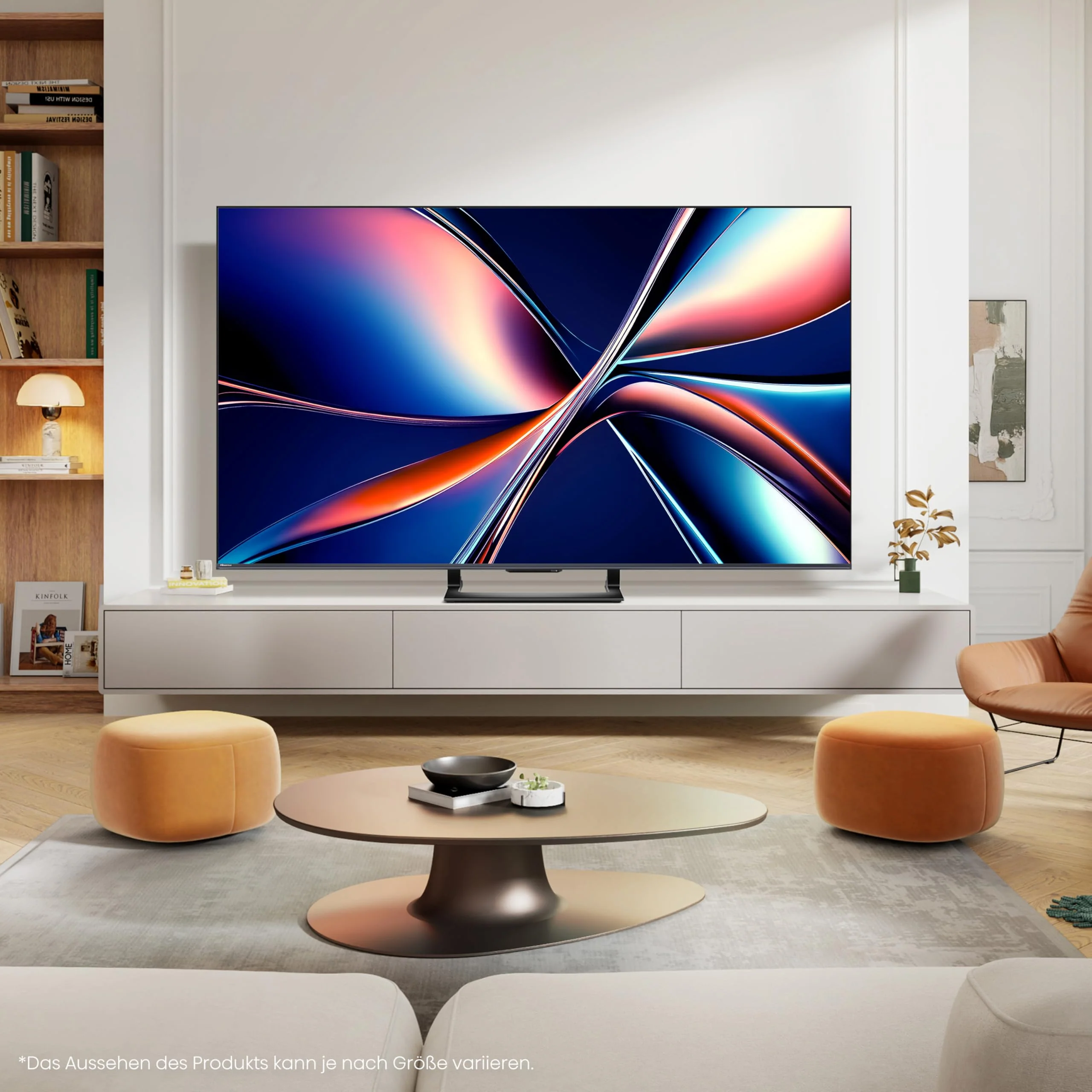 Hisense 75U7Q Fernseher 75 Zoll, 4K Mini LED ULED, Smart TV, Hi-View AI Engine, 144Hz Game Mode Pro, FreeSync Premium, Built in Subwoofer, Dolby Vision IQ Atmos, Airplay, Sprachsteuerung[2025] - Image 8