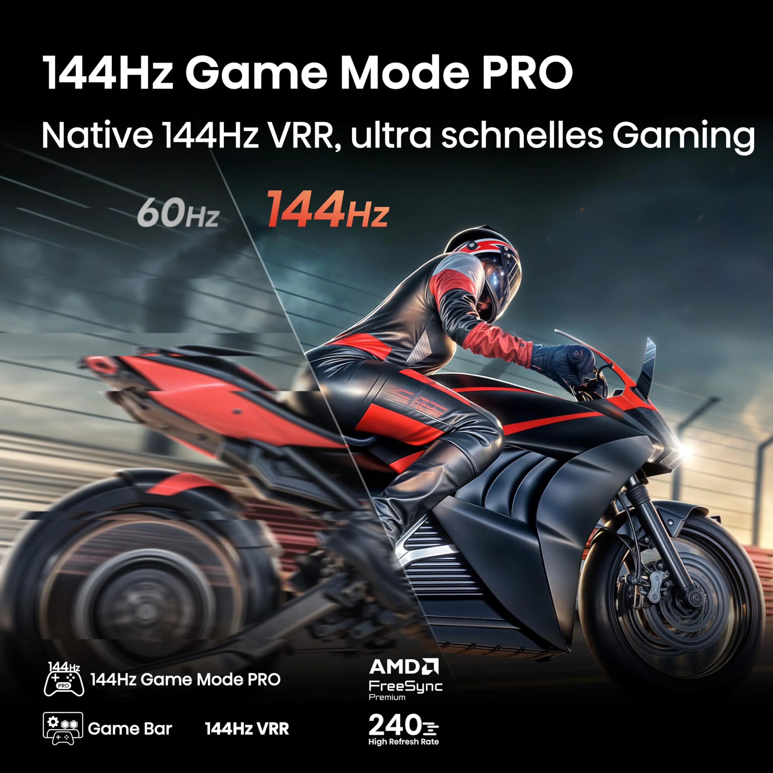Hisense 85U7Q Fernseher 85 Zoll, 4K Mini LED ULED, Smart TV, Hi-View AI Engine, 144Hz Game Mode Pro, FreeSync Premium, Built in Subwoofer, Dolby Vision IQ Atmos, Airplay, Sprachsteuerung[2025] - Image 11