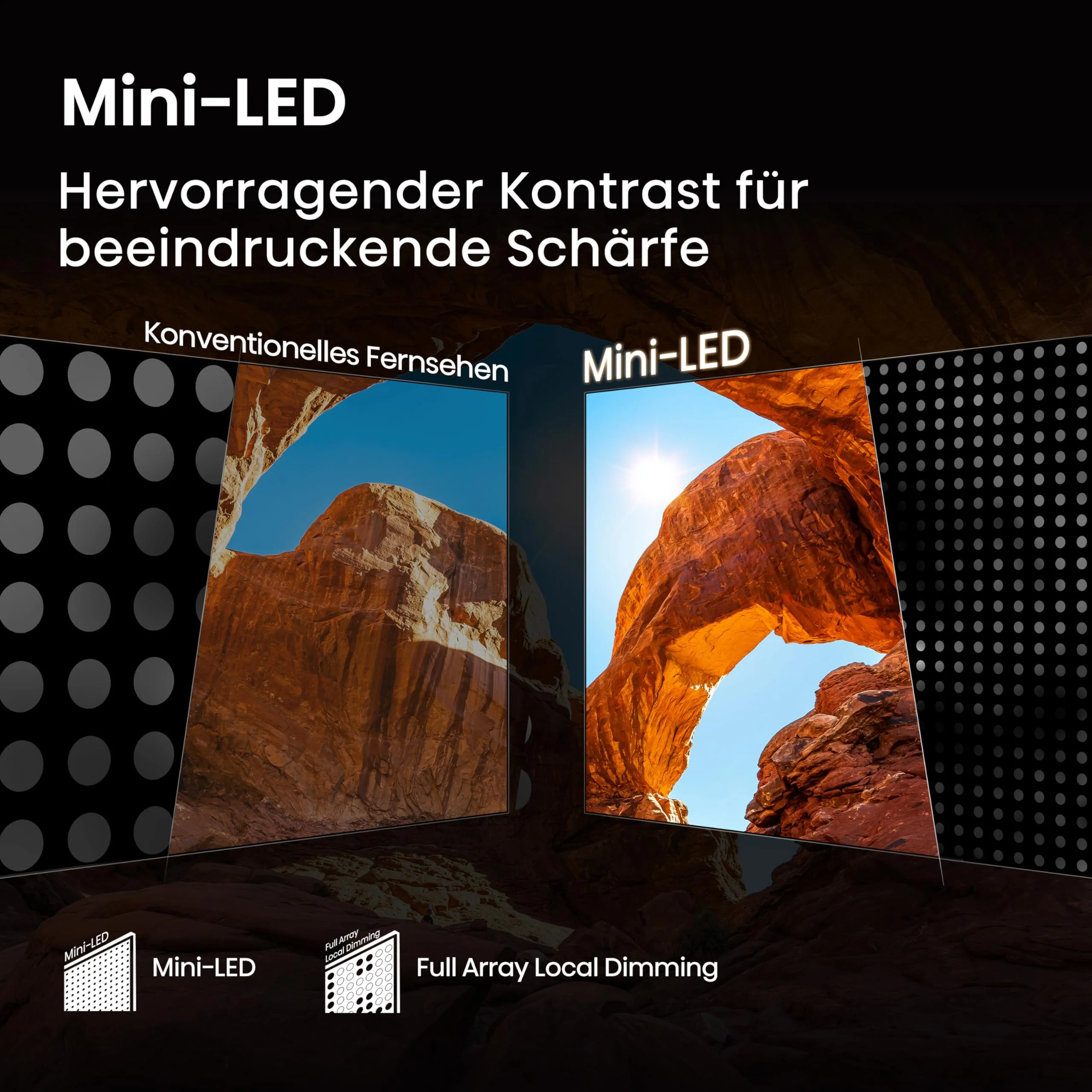 Hisense 85U7Q Fernseher 85 Zoll, 4K Mini LED ULED, Smart TV, Hi-View AI Engine, 144Hz Game Mode Pro, FreeSync Premium, Built in Subwoofer, Dolby Vision IQ Atmos, Airplay, Sprachsteuerung[2025] - Image 13
