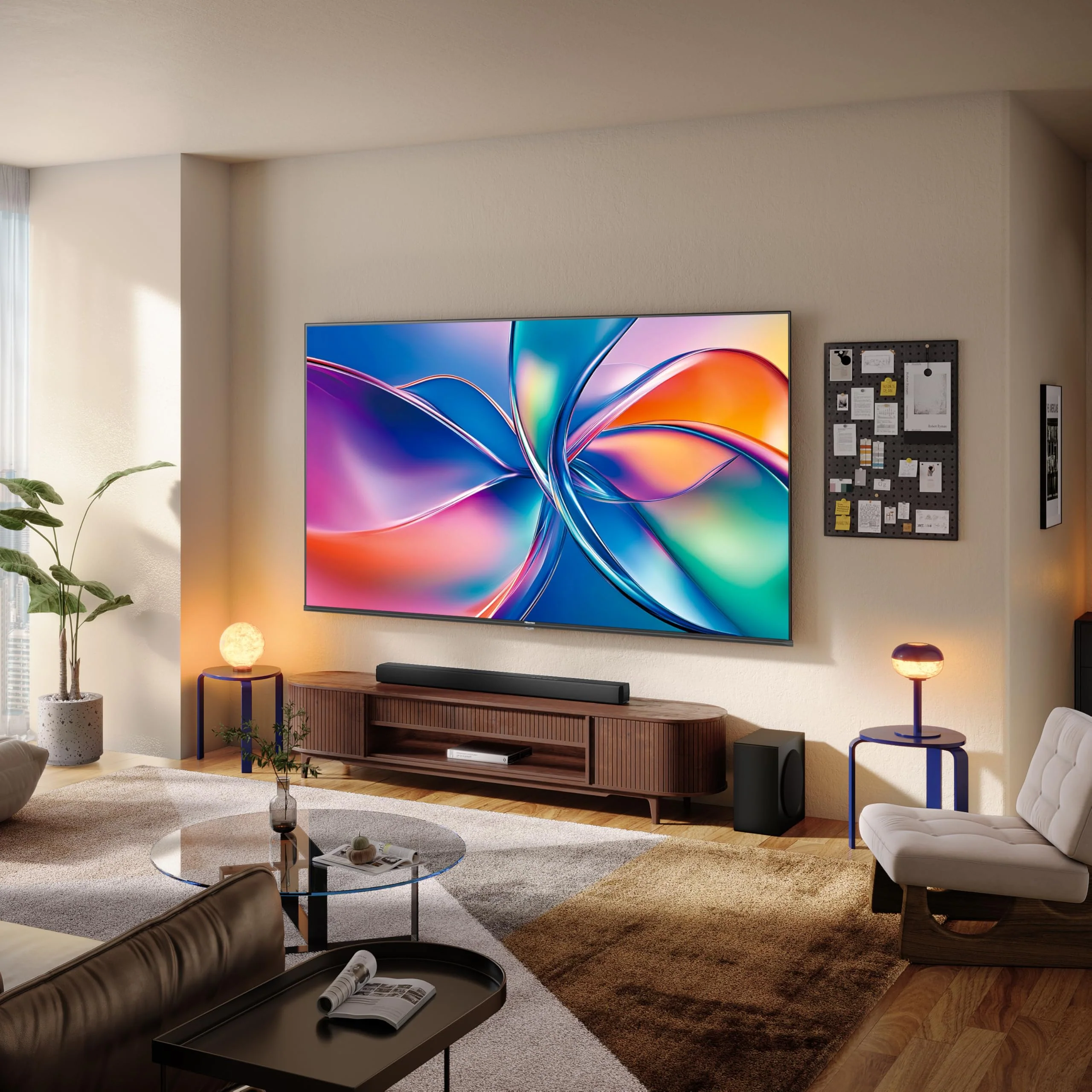 Hisense 98E7Q Fernseher, 98 Zoll (248 cm), 4K UHD QLED, Smart TV, 144Hz Game Mode PRO, AI 4K Upscaler, AI Smoothmotion, AI Lichtsensor, QLED Colour, Dolby Vision Atmos, Sprachsteuerung, EZPlay - Image 11