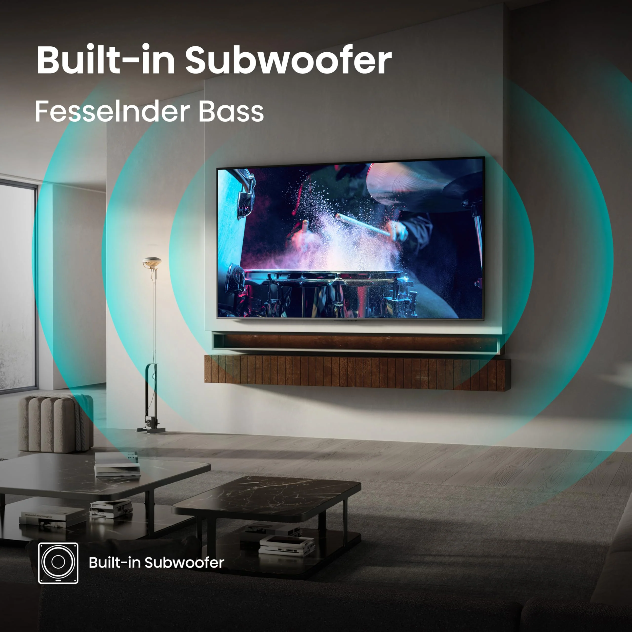 Hisense 98E7Q Fernseher, 98 Zoll (248 cm), 4K UHD QLED, Smart TV, 144Hz Game Mode PRO, AI 4K Upscaler, AI Smoothmotion, AI Lichtsensor, QLED Colour, Dolby Vision Atmos, Sprachsteuerung, EZPlay - Image 8