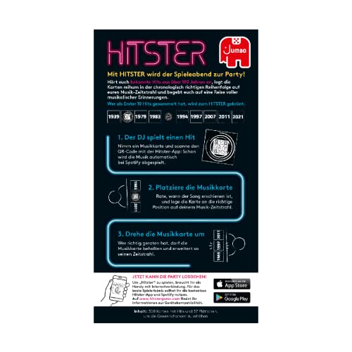 Hitster Original, EIN Party- und Kartenspiel für Erwachsene und Familien - 2 bis 10 Spieler ab 16 Jahren, Deutsch (DE) - Image 9