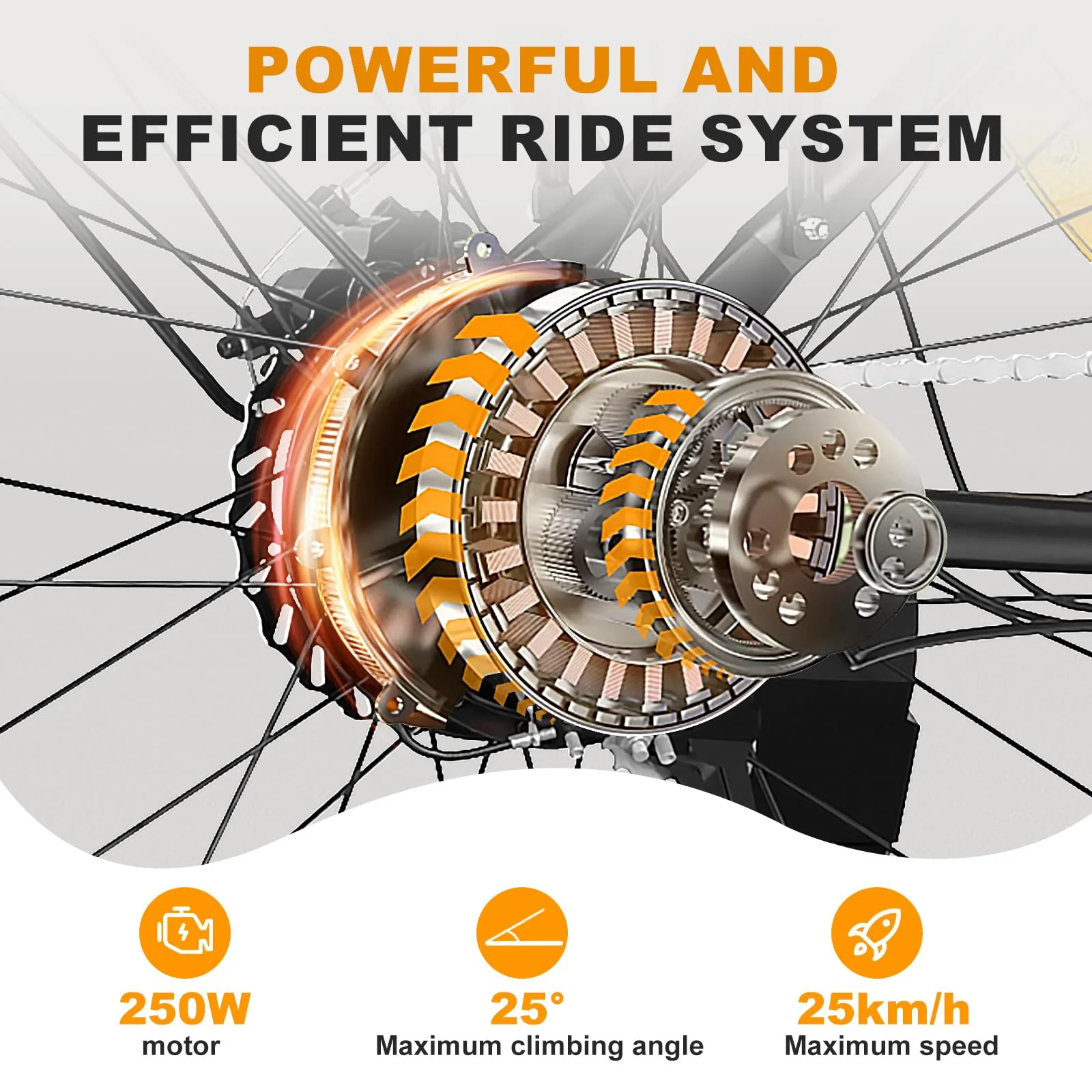 HITWAY E Bike 28 Zoll, Elektrofahrrad Pedelec für Damen und Herren, E-Fahrrad mit 36V 12Ah/13Ah Wechselakku, 250W Motor, 7 Gang Schaltung,StVZO Citybike Electric Bike Ebike Reichweite bis zu 35-90km - Image 7