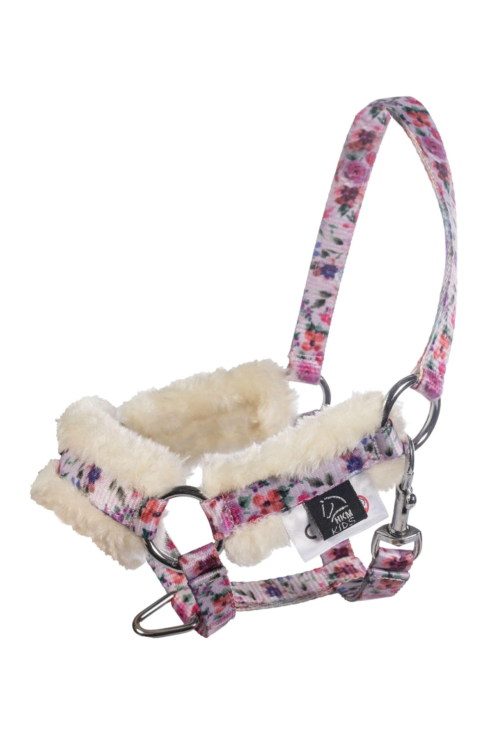 HKM Kinder Hobby Horsing Print Halfter und Strick, Flower, One Size - Image 5