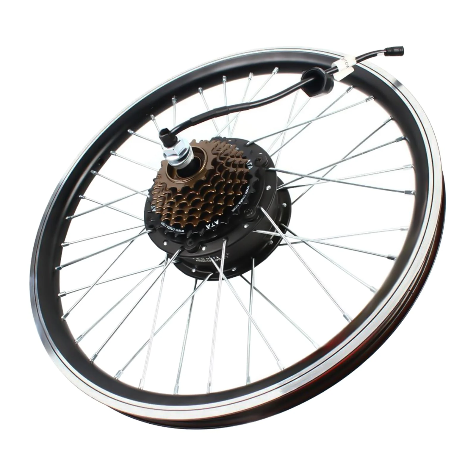 HOARLICN Elektro-Fahrrad Motor Hinterrad, E-Bike-Umrüstsatz Hinterrad-Elektrofahrrad-Kit 36v 250w E-Bike Nabe Umbausatz LED Kit Elektro-Fahrrad-Motor-Umrüstsatz Geeignet Für 20-Zoll-Fahrräder - Image 3