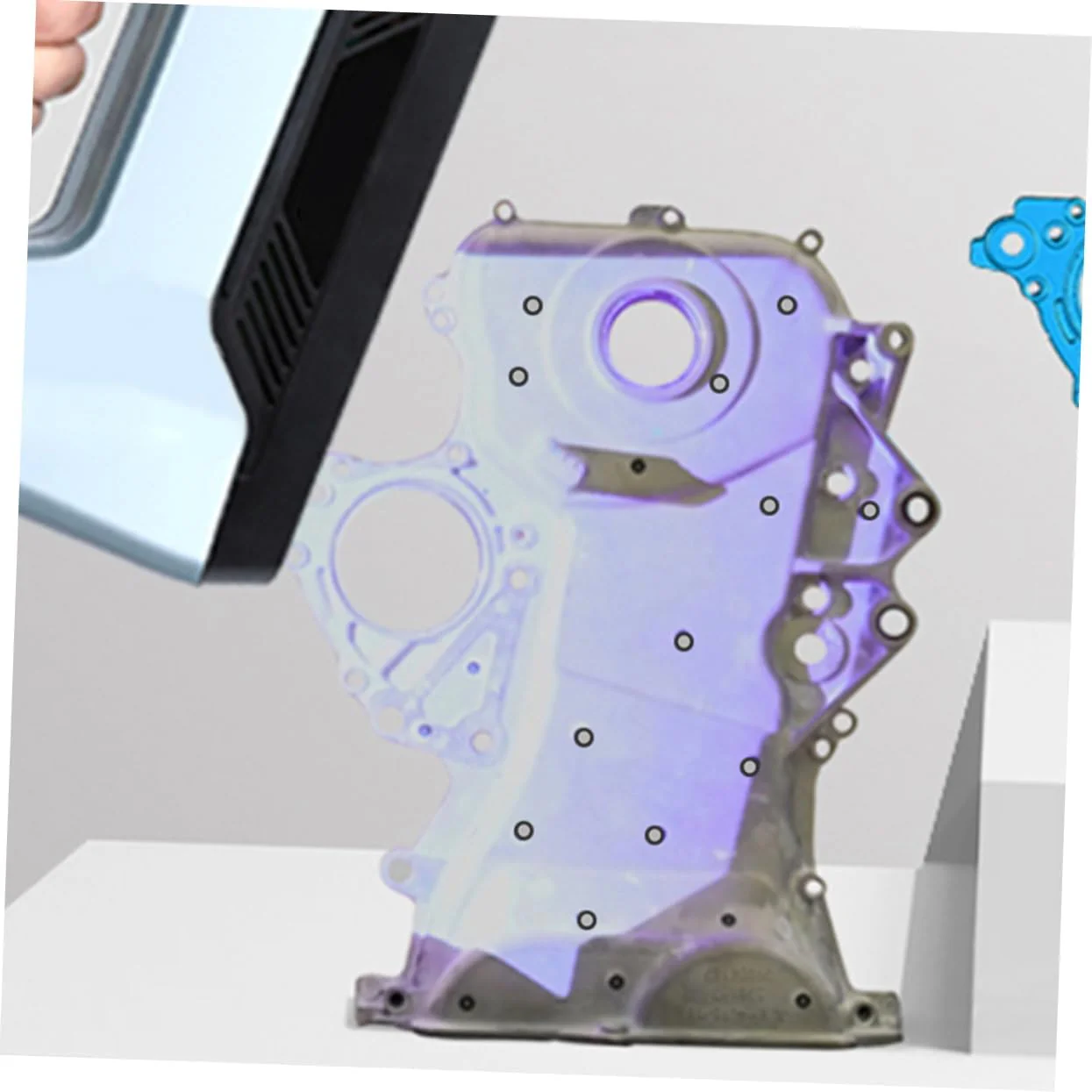 Hoement 5 Blatt Scanner Reflexfolie 3D Scan Referenzpunkte 3D Scanner Positionierungspunkte Referenzpunkte Für 3D Scanner Reflektierende Markierungspunkte Referenzpunkte Zum Scannen - Image 2