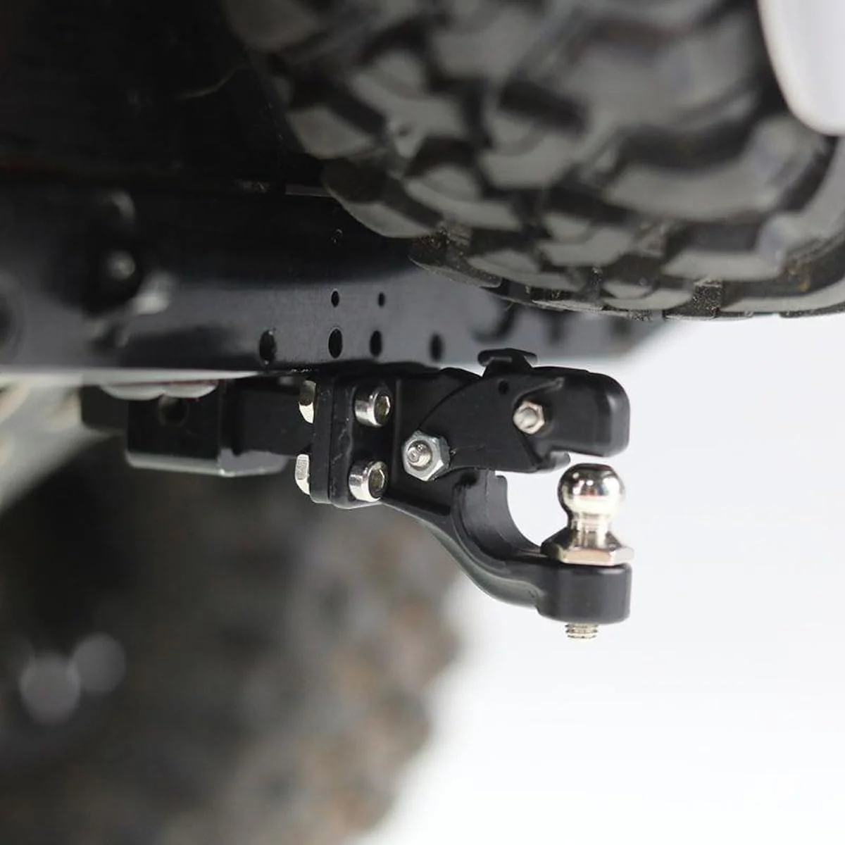 Hoite Anhängerkupplung aus Metall, RC-Crawler-Auto, ferngesteuertes Automodell, kompatibel mit TRX4 90046 90047, Axial SCX10 1/10 RC Crawler - Image 3