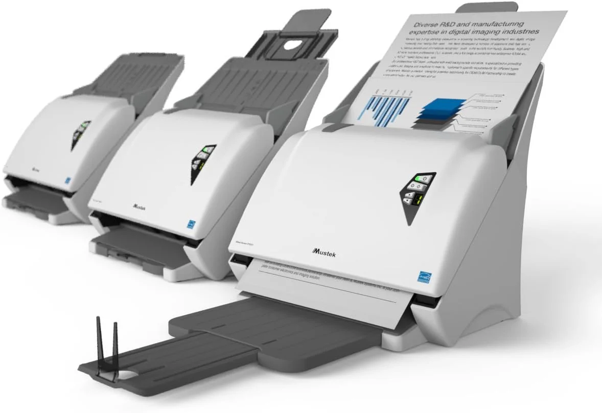 Home Office-Mustek iDocScan P45 High Speed Documentscanner weiß - Image 8