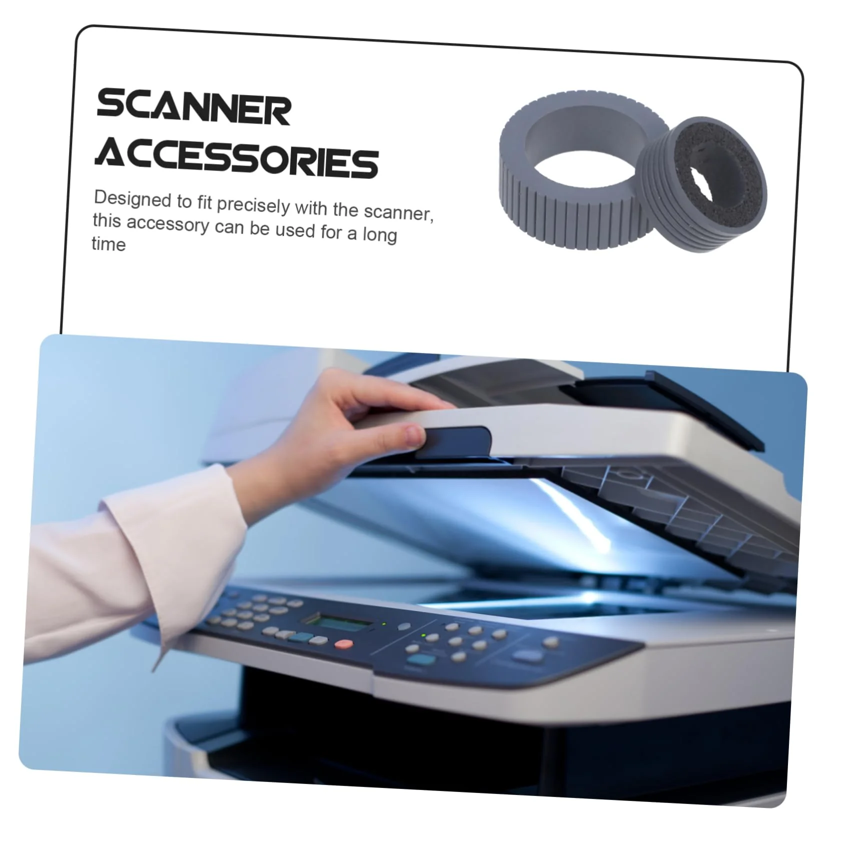 Homoyoyo 4 Stück Scanner Zubehör Scanner Pager Sortierer Ersatz Für Scanner Pager Roller Pager Zubehör Scanner Teile Für Scanner Roller Pager Scanner Roller Pager - Image 6