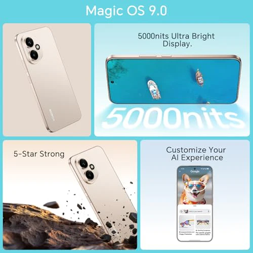HONOR 400 5G Simlockfreie Handys, 8 GB 256 GB Smartphone, Snapdragon 7 Gen 3, 200 MP ultraklare KI-Kamera, 6,55" 120 Hz AMOLED, 5170 mAh, Dual-SIM, NFC, ohne Ladegerät, Gold - Image 11