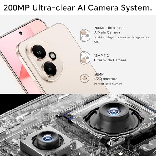 HONOR 400 5G Simlockfreie Handys, 8 GB 256 GB Smartphone, Snapdragon 7 Gen 3, 200 MP ultraklare KI-Kamera, 6,55" 120 Hz AMOLED, 5170 mAh, Dual-SIM, NFC, ohne Ladegerät, Gold - Image 9