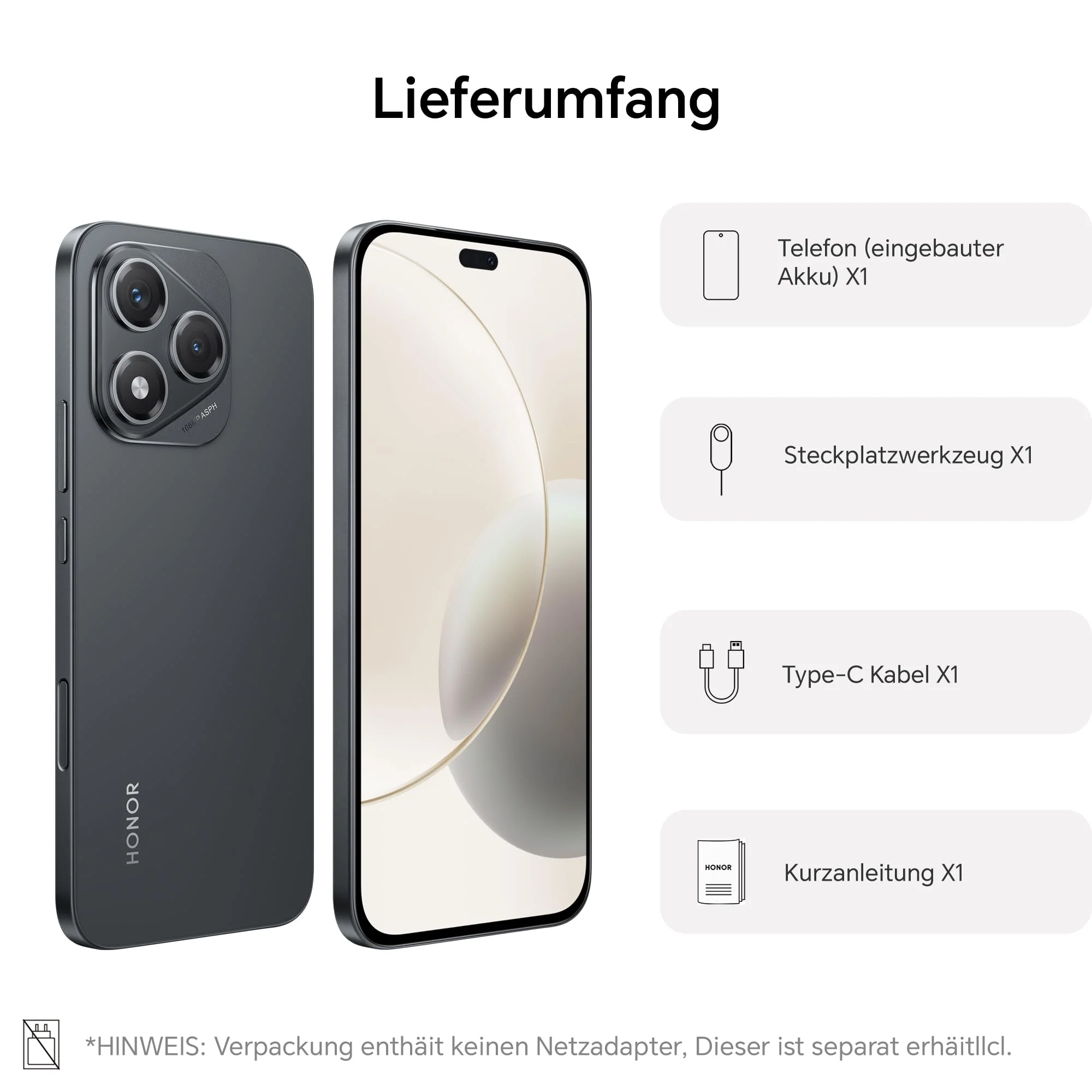 HONOR 400 Lite Smartphone 5G Dual SIM NFC, 256GB/8GB RAM, Simlockfrei Android-Handy ohne Vertrag (108MP mit AI-Kamerataste, 6,7 Zoll Display, 5230mAh, Android 15) Mars Green - Image 5