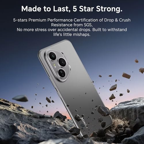 HONOR 400 Pro 5G Handys, 12 GB 512 GB Smartphone, 200 MP ultraklare KI-Kamera, Snapdragon 8 Gen 3, 6,7" 120 Hz AMOLED, 5170 mAh, Dual-SIM, NFC, ohne Ladegerät, Grau - Image 8