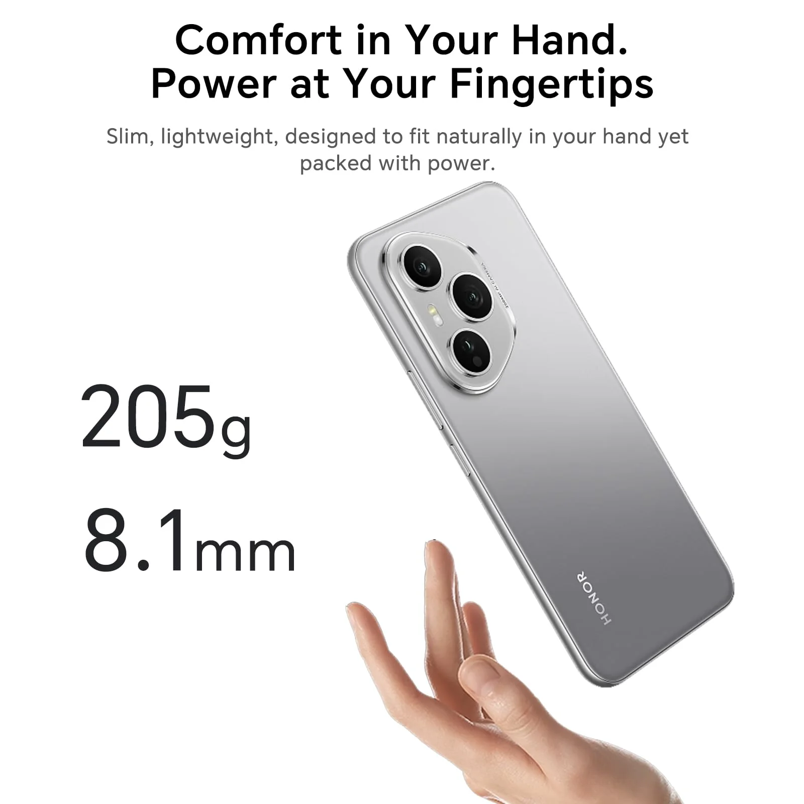 HONOR 400 Pro Smartphone 5G 512GB/12GB RAM, 200MP Ultra-Klare AI Kamera, 6,7 Zoll AMOLED Display 120Hz 5000Nits, Snapdragon 8 Gen 3, 5170mAh Akku, IP68 und IP69, Dual-SIM, NFC, Android 15, Grau - Image 4