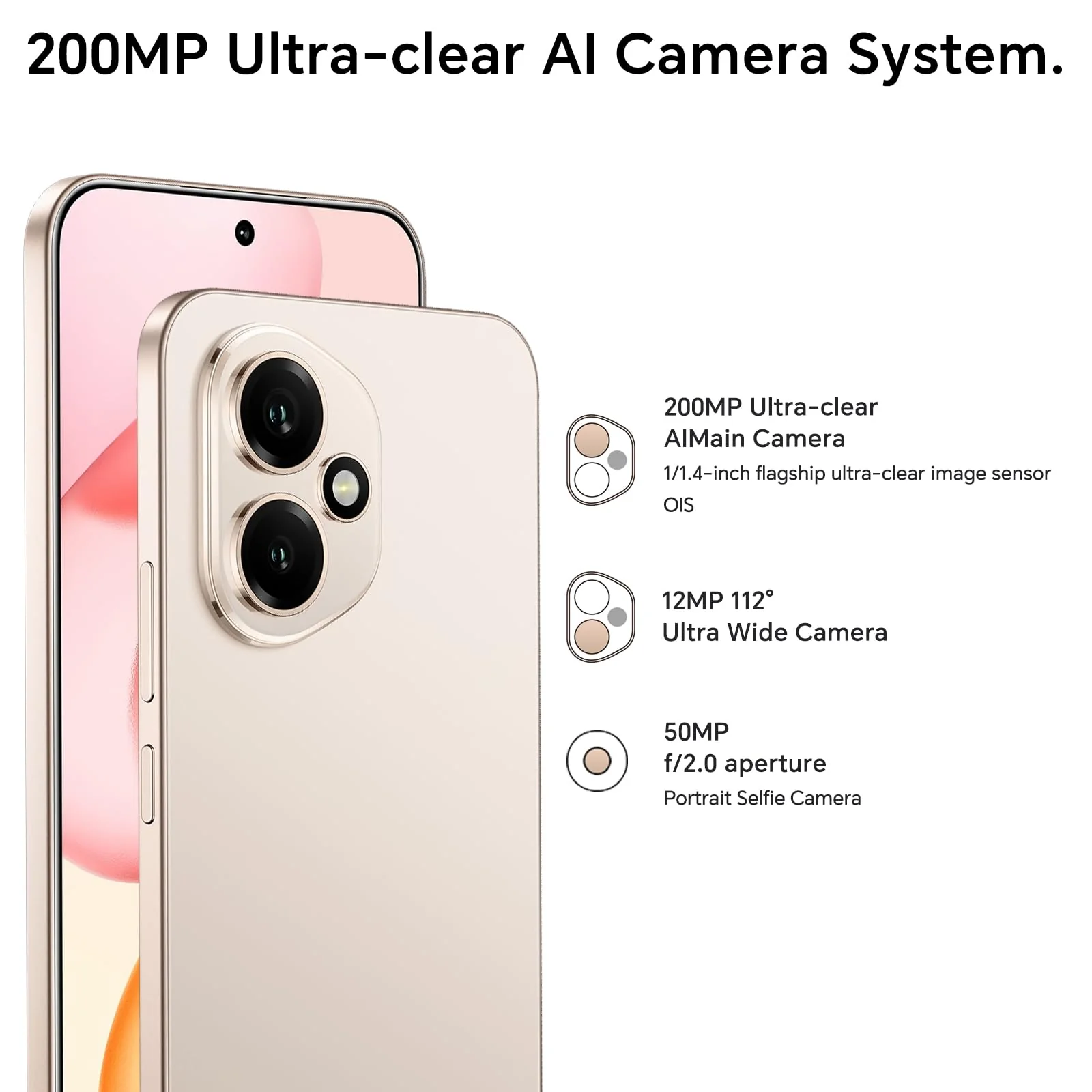 HONOR 400 Smartphone 5G 512GB/8GB RAM, 200MP Ultra-Klare AI Kamera, 6,55 Zoll AMOLED Display 120Hz 5000Nits, Snapdragon 7 Gen 3, 5170mAh Akku, IP65, Dual-SIM, NFC, Android 15, Schwarz - Image 9