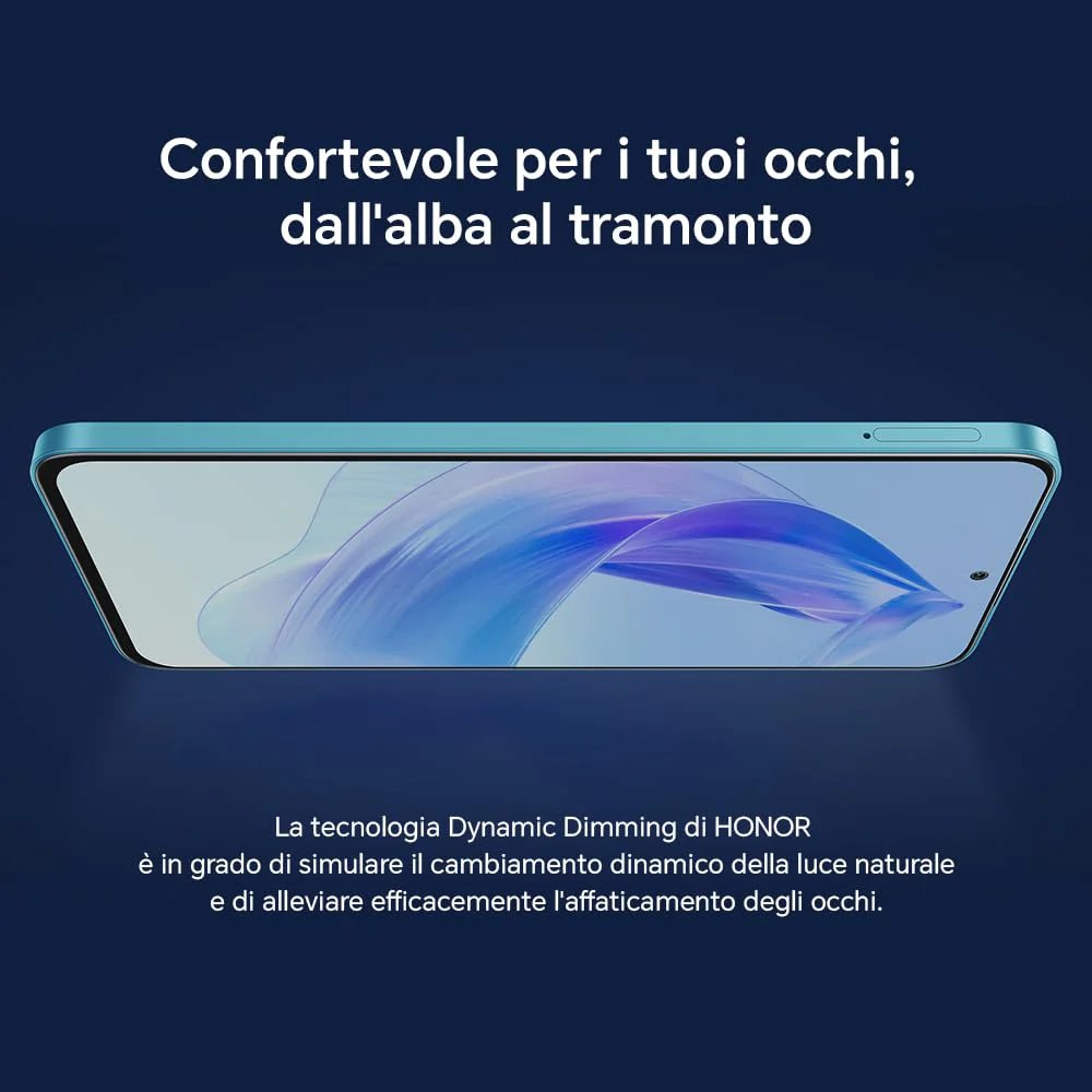 HONOR 90 Lite Smartphone 5G, 8 GB RAM und 256 GB, FullView Display von 6,7 Zoll bei 90 Hz, Dreifachkamera mit 100 MP mit 4500 mAh Akku, Dual SIM, Android 13, Cyan Lake - Image 3