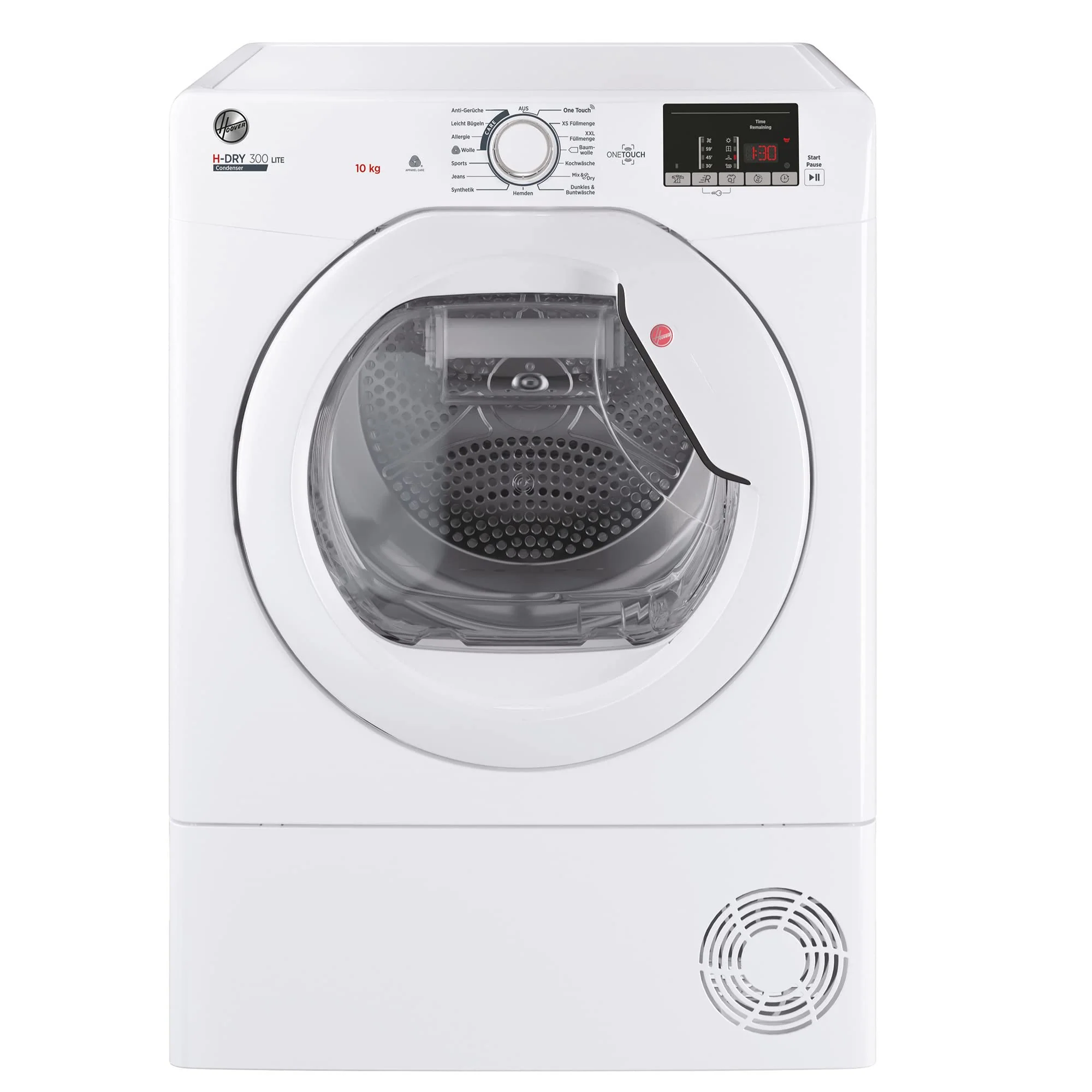 Hoover H-DRY 300 Lite Kondenstrockner / 10 kg/Smarte Bedienung mit NFC-Technologie/AquaVision-Kondenswasserbehälter/Weiß/Modell: HLE C10DE-84 - Image 5