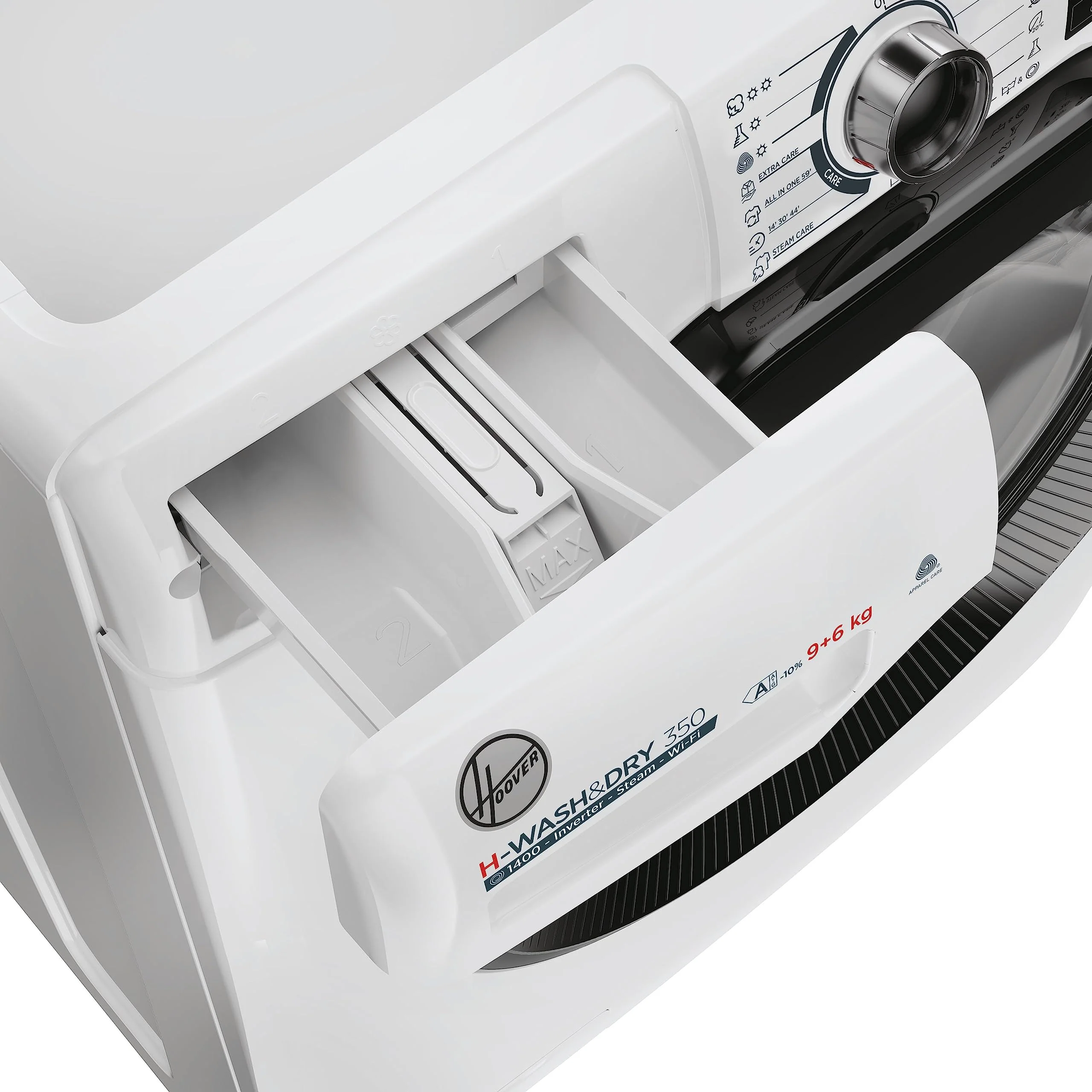 Hoover H-WASH&DRY 350 H3DPS4966TAMB6-S Waschtrockner/Energieeffizienzklasse D/A/Füllmenge Waschen 9 kg/Trocknen 6 kg/Active Steam Dampffunktion/Inverter Motor/WiFi & Bluetooth - Image 5