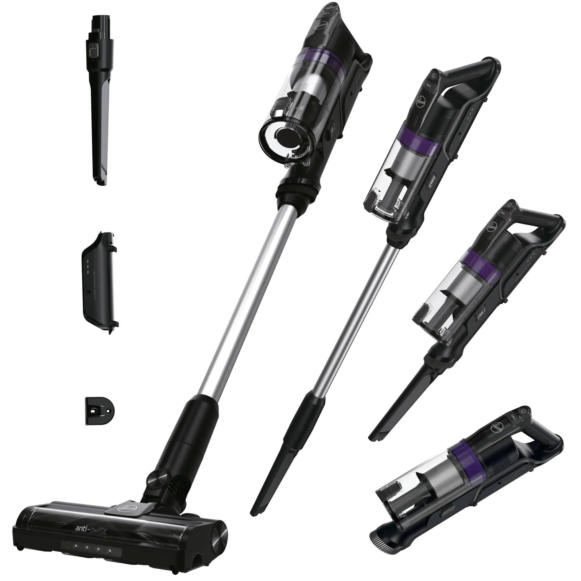 Hoover HF1 Plus [HF1PZ10H] Akku Staubsauger kabellos mit XL Staubbehälter & LED, bis zu 45min Laufzeit, für alle Bodenarten, Anti Twist gegen Haarverwicklung, Akkusauger mit Parkfunktion, 0.7L - Image 8