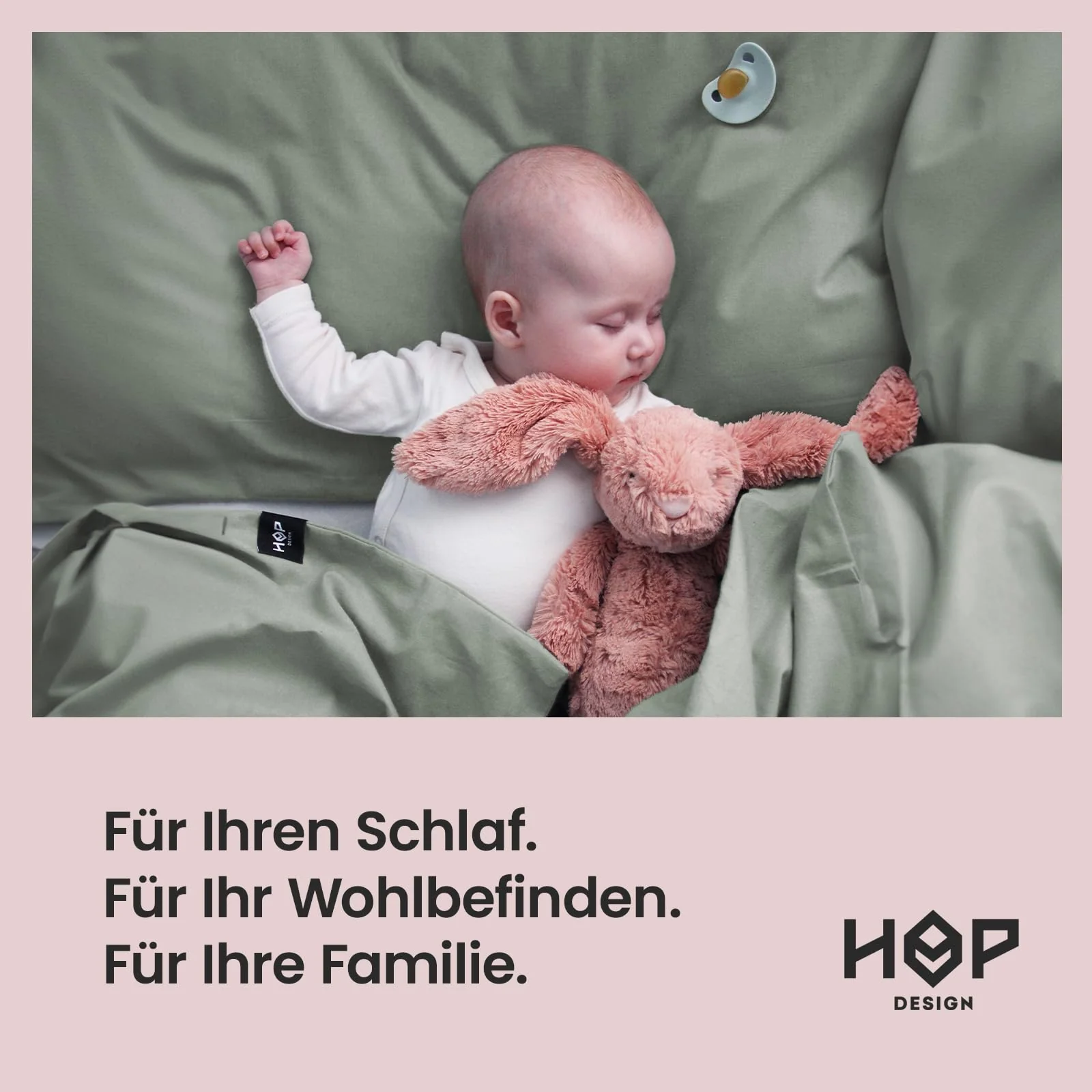 HOP DESIGN Bettwäsche 135x200 Hellgrau - Baumwoll Bettwäsche 135x200 mit 1 Kissen Bezug 80x80 - Allergiker Bettwäsche-Sets - Duvet Cover - Image 3