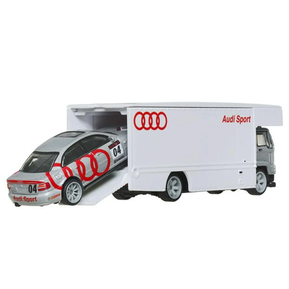 Hot Wheels Audi S4 Quattro + Fleet Flyer Team Transport Fahrzeuge - Image 7