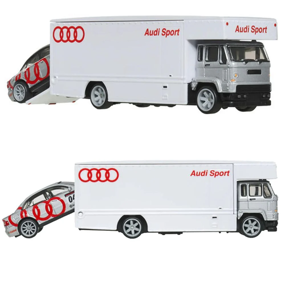 Hot Wheels Audi S4 Quattro + Fleet Flyer Team Transport Fahrzeuge - Image 8