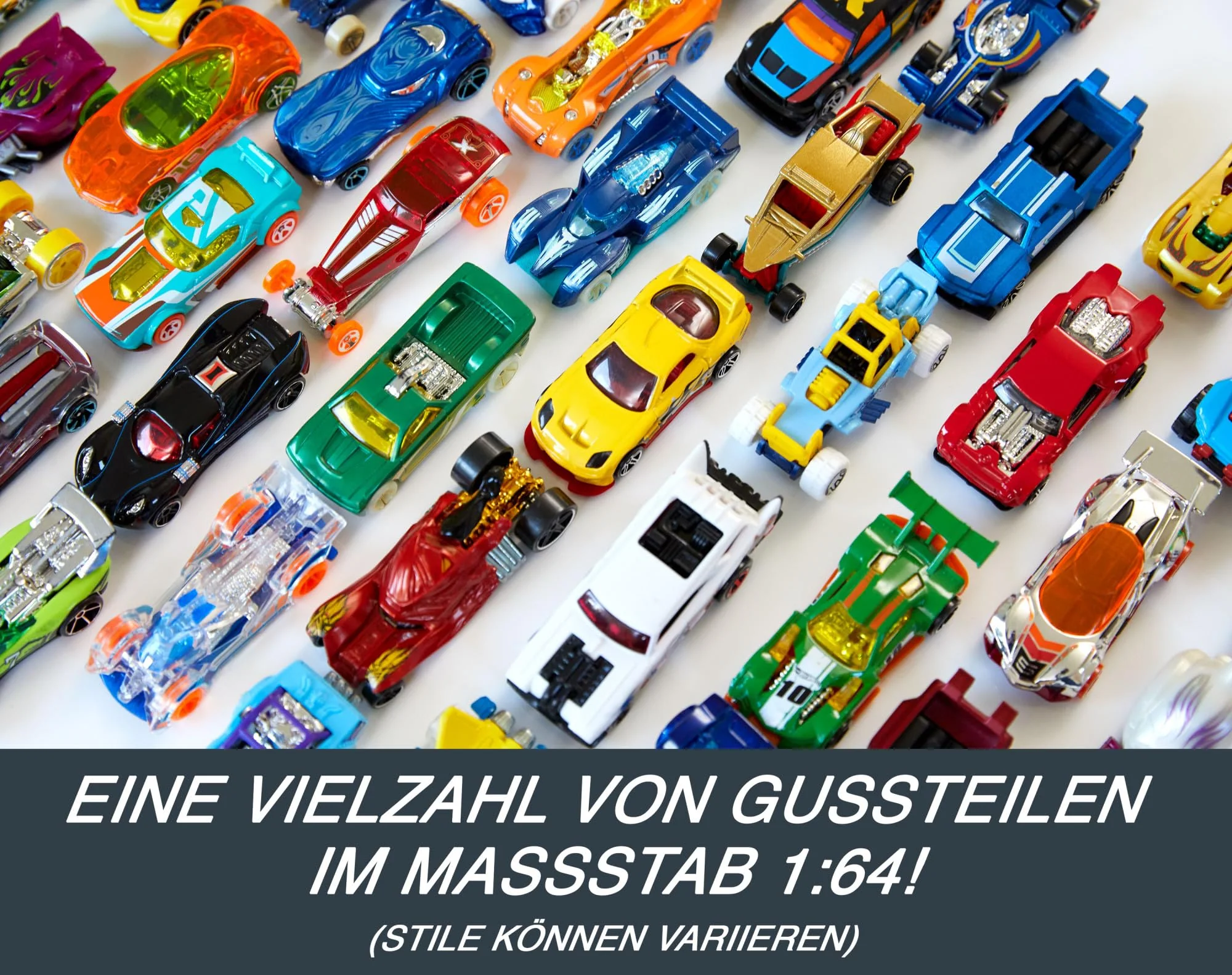Hot Wheels Autos Set, 50er Pack, Verschiedene Modelle von Spielzeugautos, Maßstab 1:64, mit realistischen Details, Auto Spielzeug, Stile variieren, Spielzeug ab 3 Jahre, V6697 - Image 3