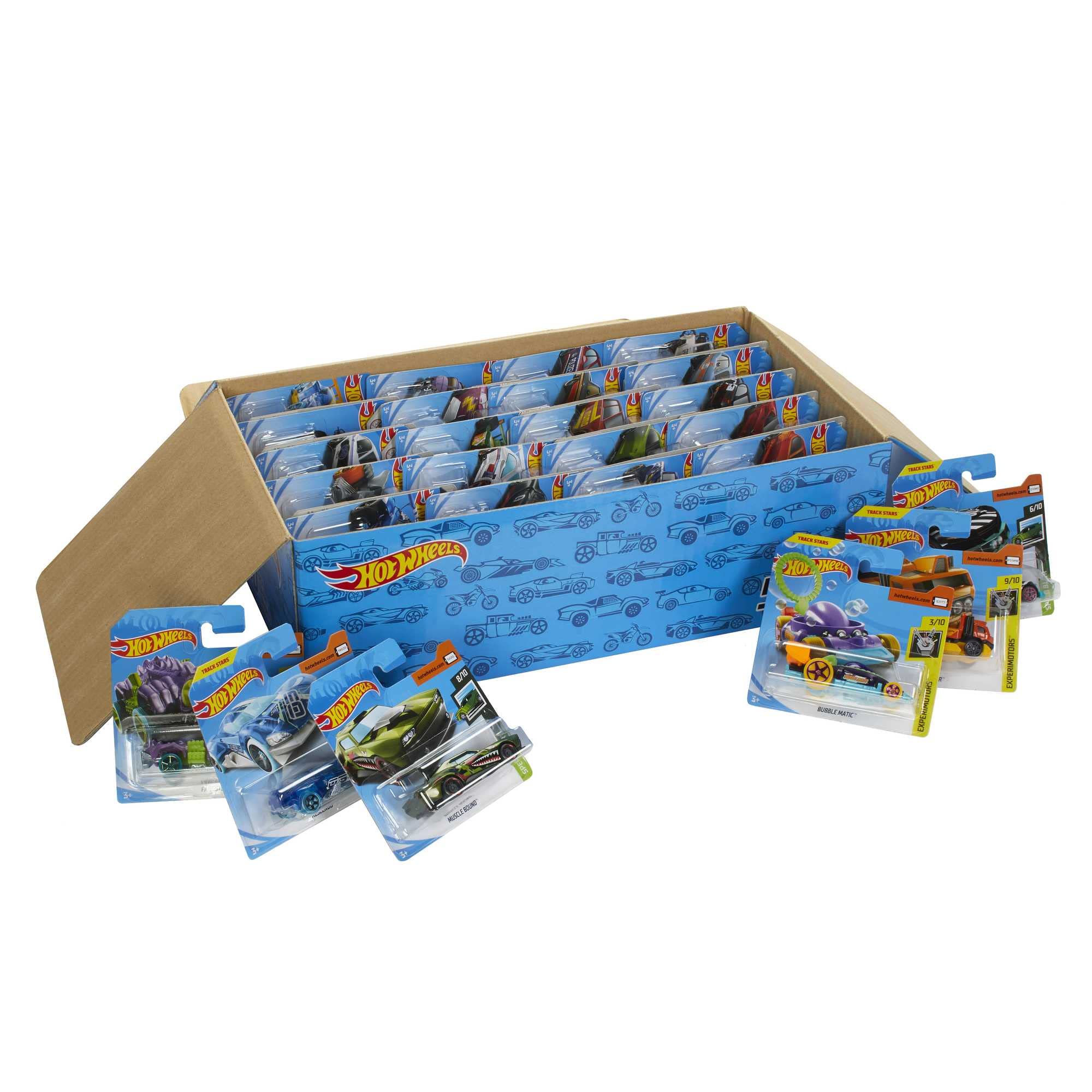 Hot Wheels Autos Set, 50er Pack, Verschiedene Modelle von Spielzeugautos, Maßstab 1:64, mit realistischen Details, Auto Spielzeug, Stile variieren, Spielzeug ab 3 Jahre, V6697 - Image 4