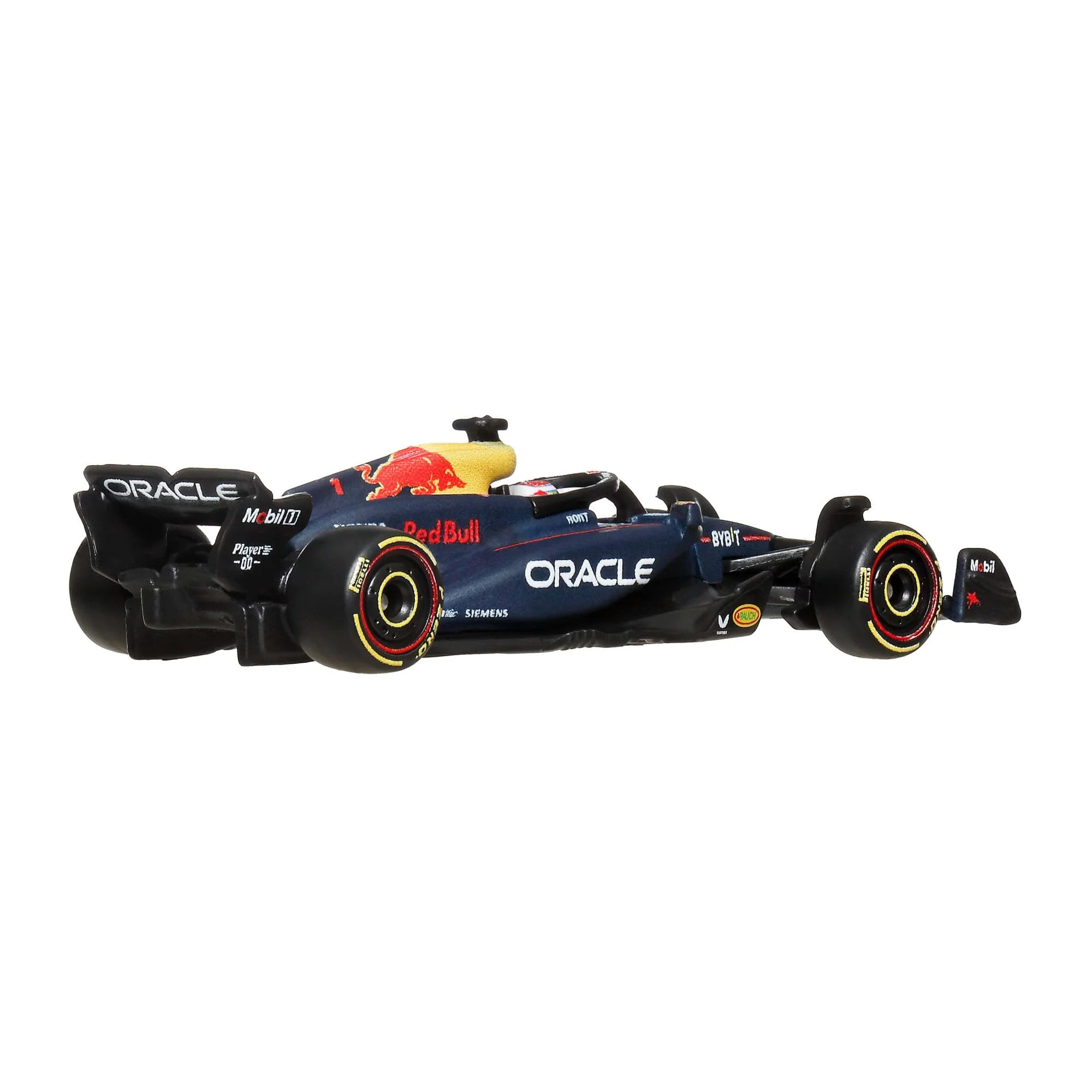 Hot Wheels Formel 1 Premium Die-Cast-Spielzeugauto im Maßstab 1:64 Sammelspielzeug-Rennauto mit Real Riders-Reifen sowie Metall/Metall-Karosserie und -Fahrgestell (Stile können abweichen), JBM12 - Image 3