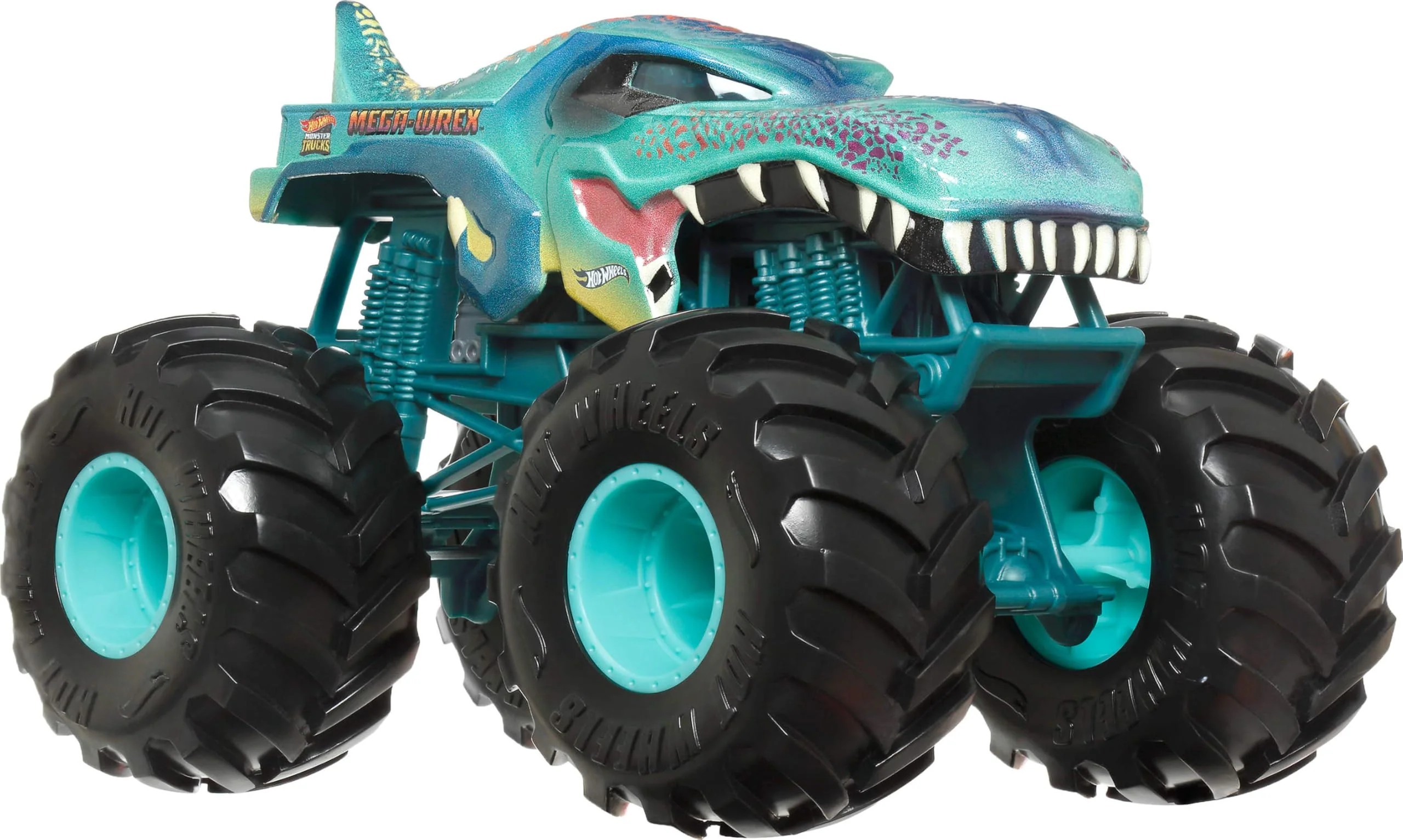 Hot Wheels Monster Trucks, Oversized Monster Truck, Die-Cast-Spielzeugtruck im Maßstab 1:24 mit riesigen Rädern und coolen Designs, JDR03 - Image 5