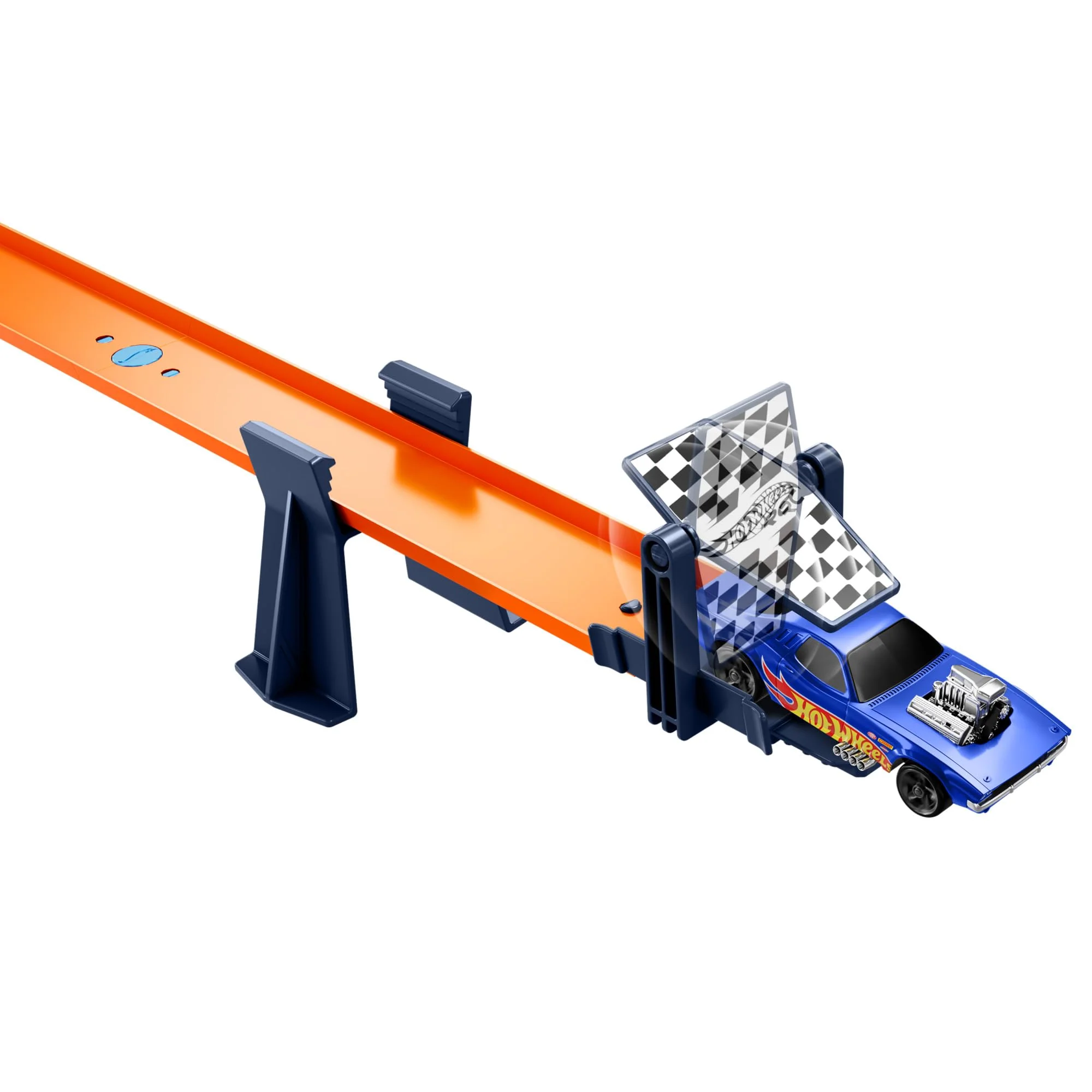 Hot Wheels Spielzeugauto-Trackset mit ferngesteuertem Fahrzeug im Maßstab 1:64 und mehr als 30 Trackteilen, Mehreren Konfigurationen, HXX45 - Image 3