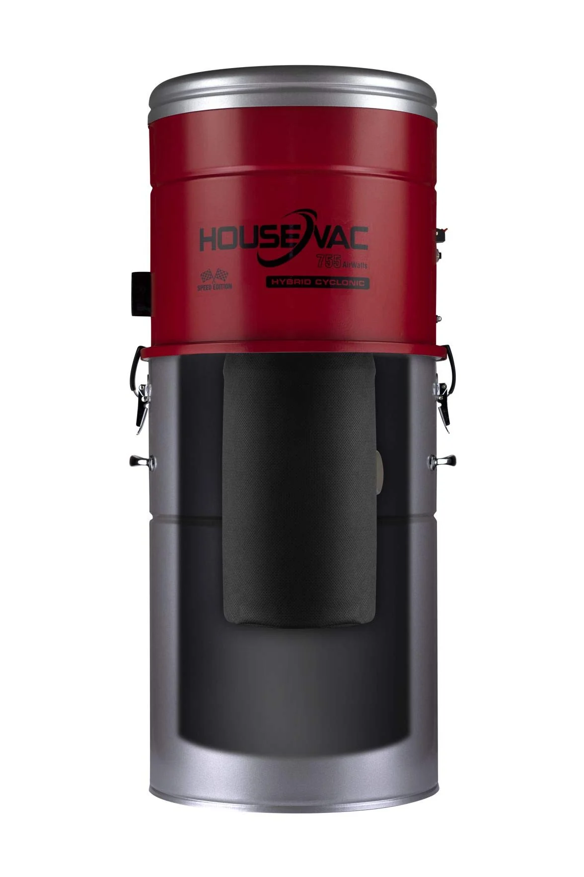 HouseVac Zentralstaubsauger HV-755ST-35H + Premium Reinigungszubehör-Kit 7.5m zur Reinigung Ihres Hauses|Saugkraft 755 AirWatts|Ametek Motor-1700W 2 Turbinen Soft Start/Stop| Hybridzyklonfiltration - Image 4