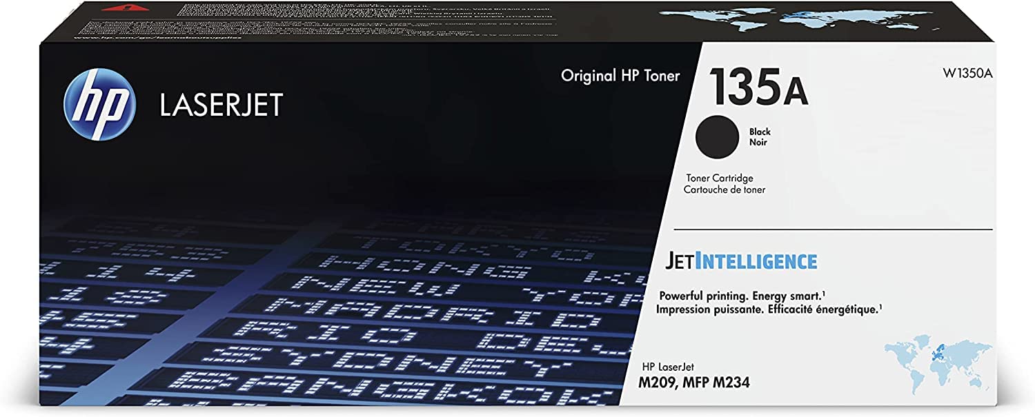 HP 135A Black Original LaserJet Toner Cartridge (W1350A) - Image 2
