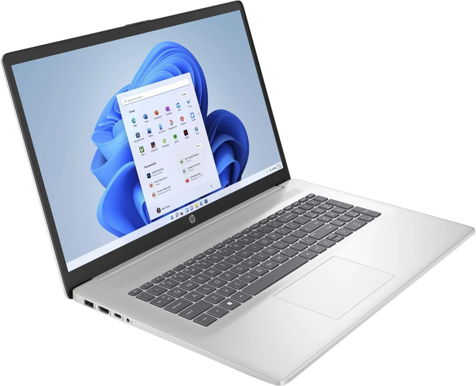 HP 17,3" Full-HD Laptop Silber i5-1334U 16GB/512GB SSD Windows 11 17-cn3458ng - Image 8