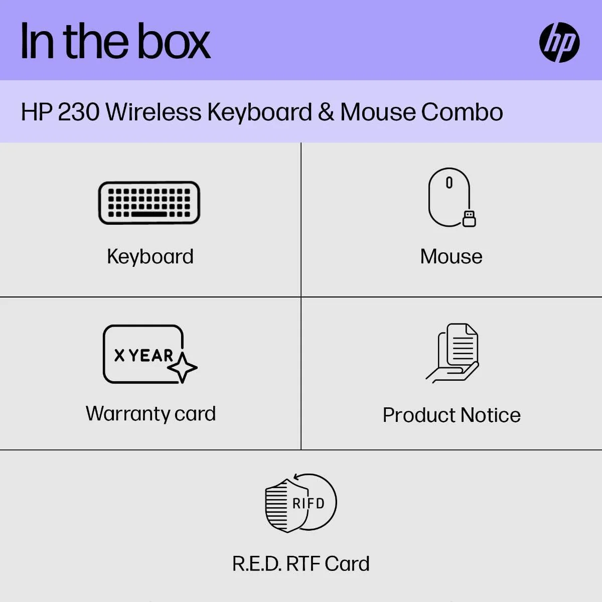 HP 230 kabellose Maus und Tastatur - Image 11